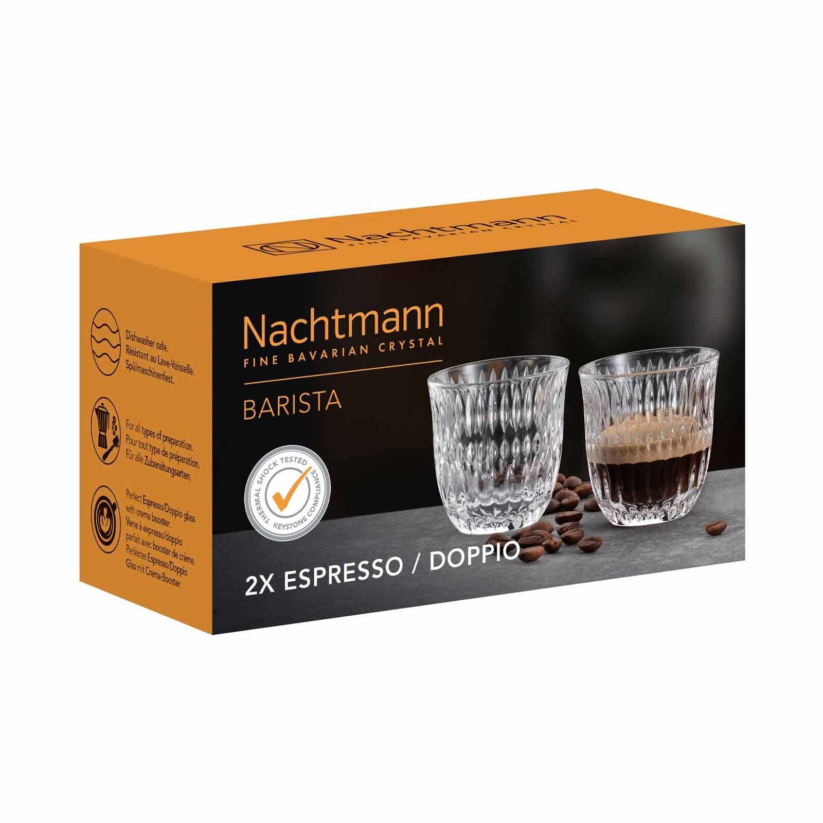Nachtmann Espressoglas Ethno Barista Espresso / Doppio Gläser 90 ml, 2-tlg., Glas
