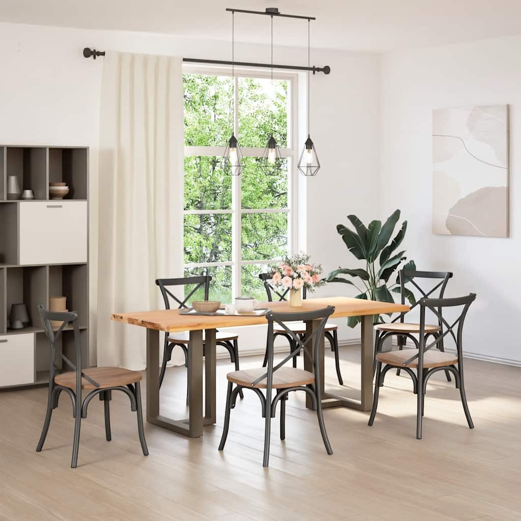 vidaXL Esstisch Esstisch mit Baumkanten 200x80x74cm günstig online kaufen