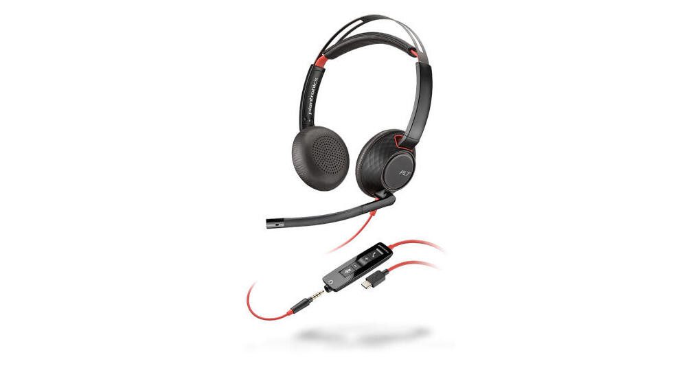 Poly Blackwire 5220 - 5200 Series - Headset - On-E Headset