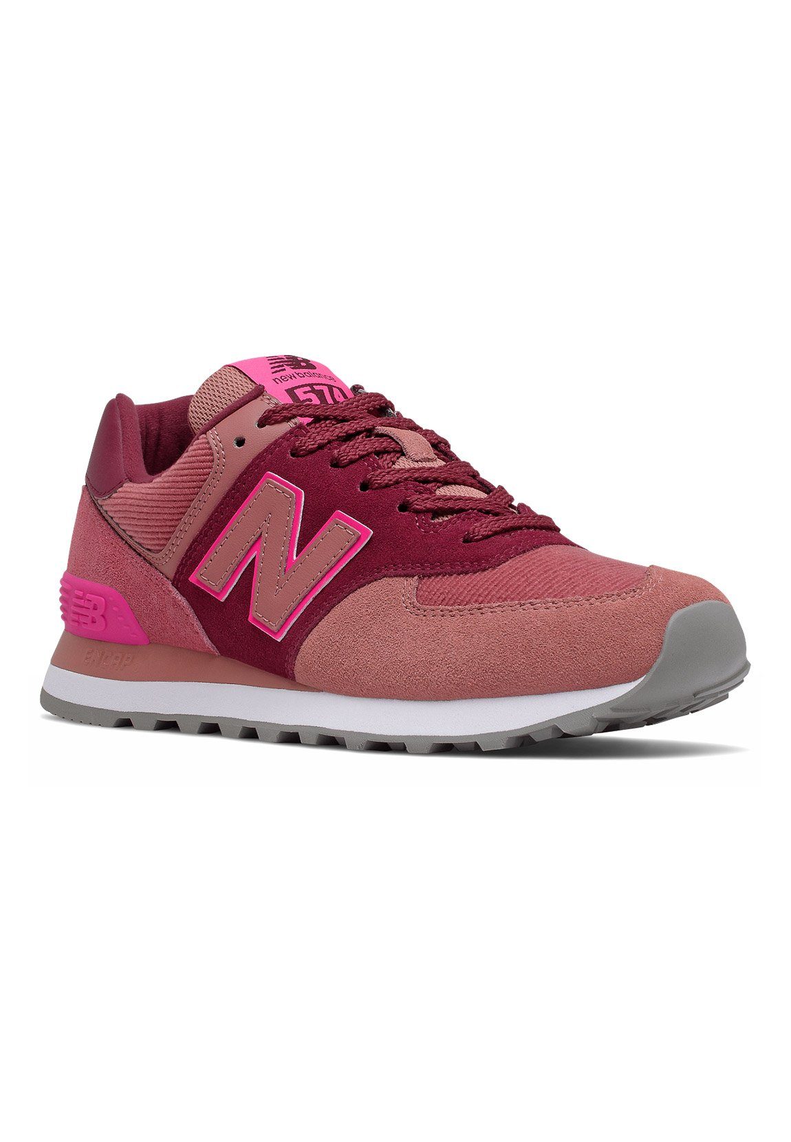 New Balance »New Balance Damen Sneaker WL574WH2 Burgundy Bordeaux Pink«  Sneaker