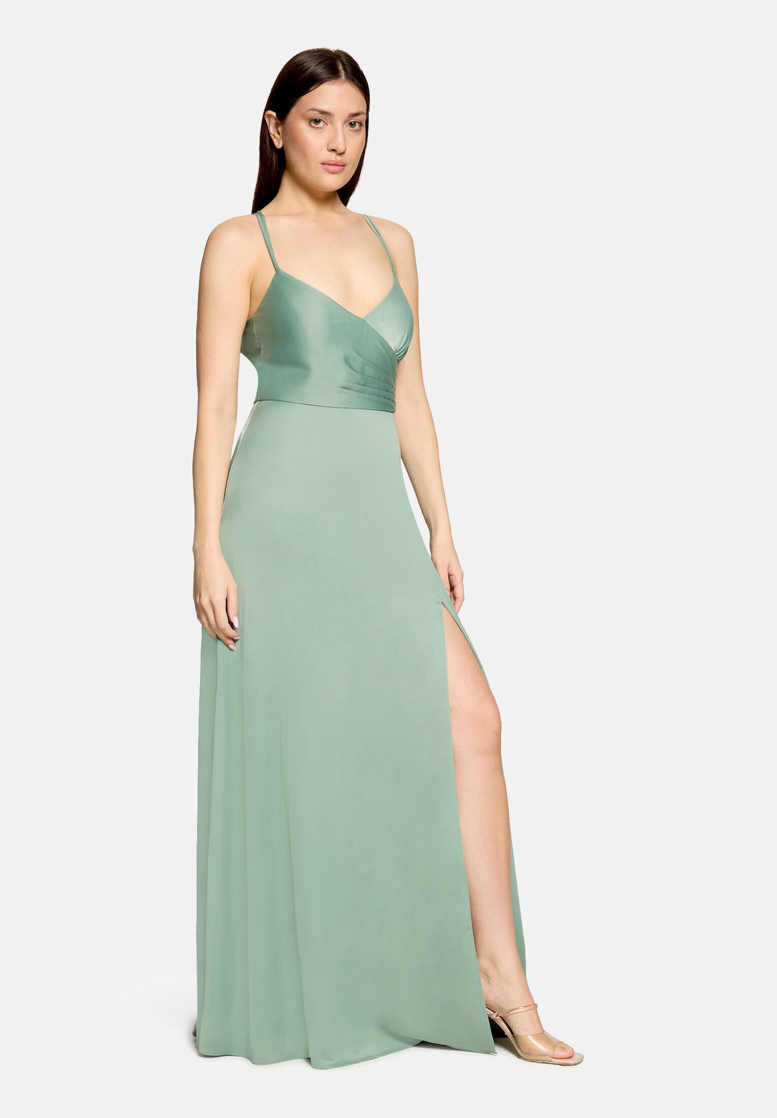 Vera Mont Abendkleid Damen mit V-Ausschnitt