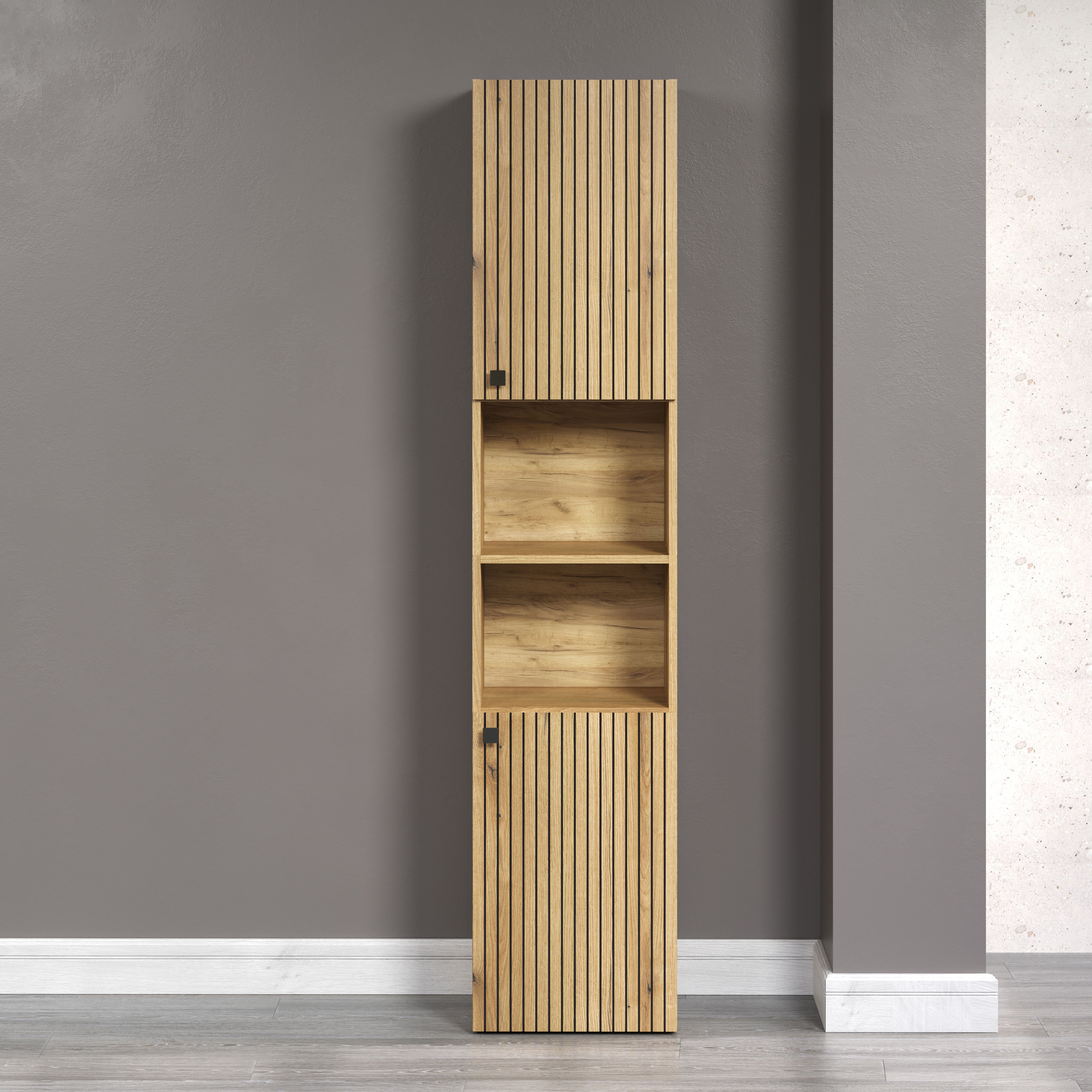 welltime Hochschrank Amrum (1-St) Badezimmerschrank mit und ohne Schublade günstig online kaufen