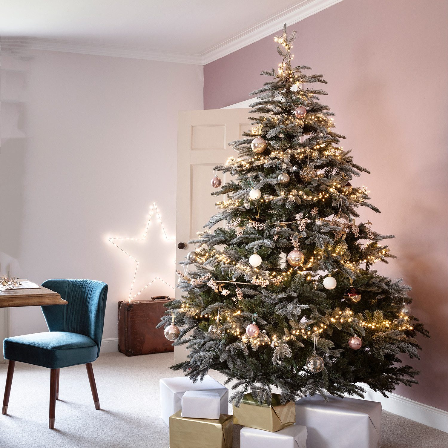 Lights4fun LED-Lichterkette 1200er LED Micro Cluster Lichterkette Weihnacht günstig online kaufen