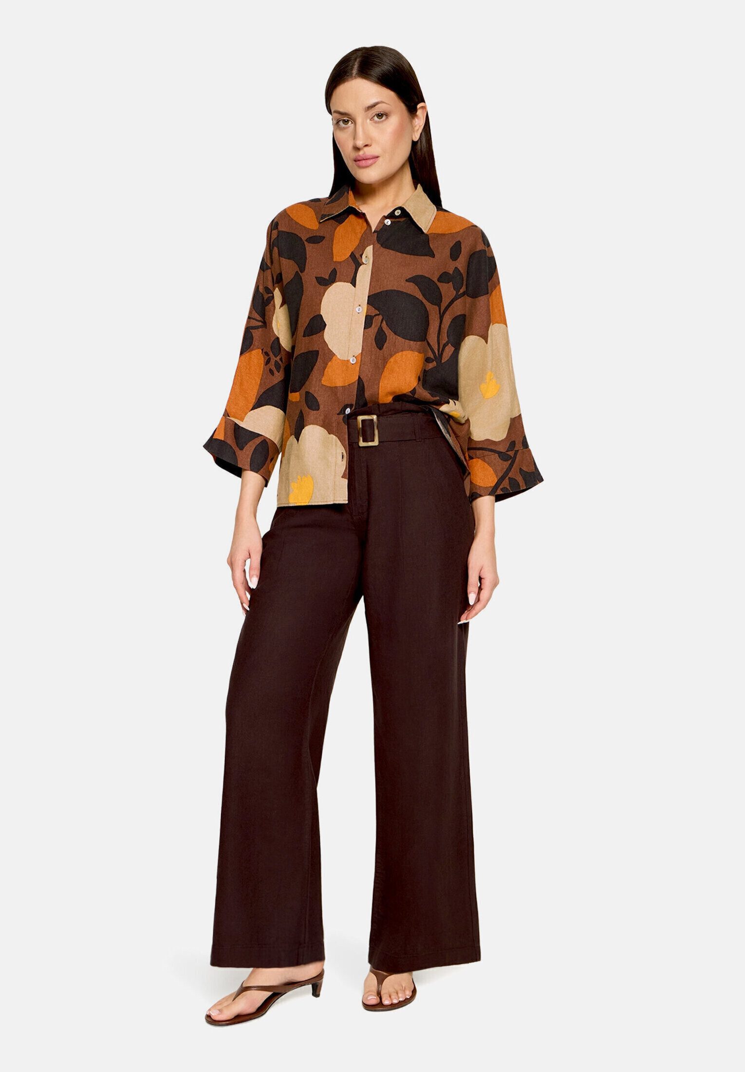 Cartoon Schlupfbluse Damen mit Muster