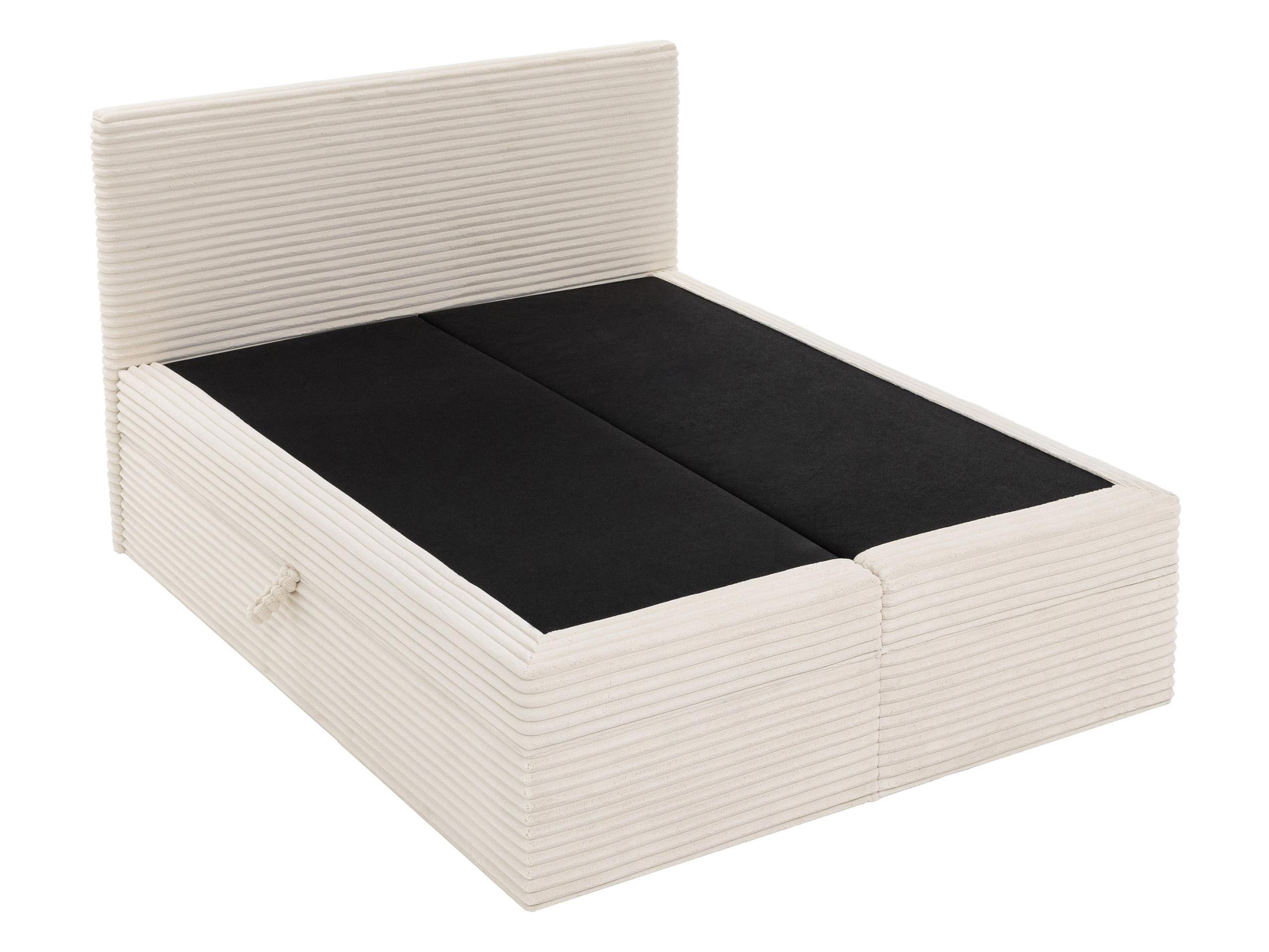 MIRJAN24 Boxspringbett Wokio (mit zwei Bettkästen für die Bettwäsche), 140/160/180x200 cm, Bonellfederkern, H3