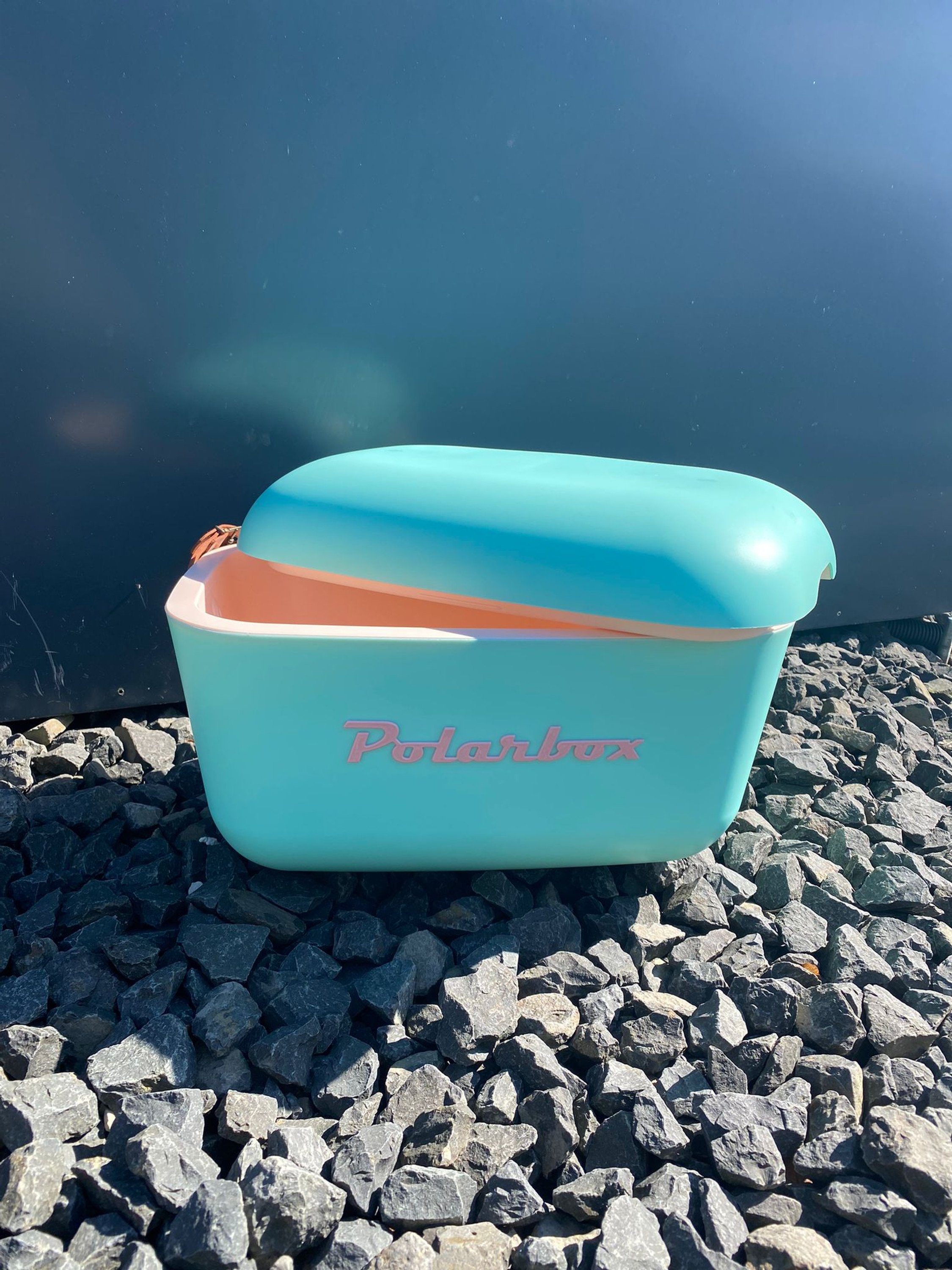 Polarbox Outdoor-Flaschenkühler Stylische Yellow rosa Kühlbox l., von blau / Polarbox, Füllmenge RETRO 20