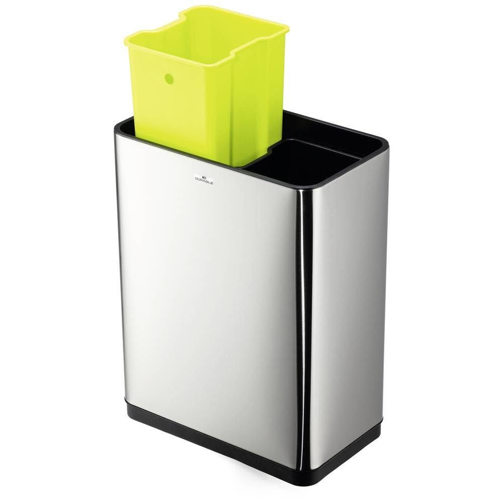 DURABLE Mülleimer Sensor-Abfalleimer 2x20L, Automatische Deckelöffnung