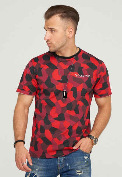 SOULSTAR T-Shirt »AUSTIN« mit trendigem Camouflage-Muster