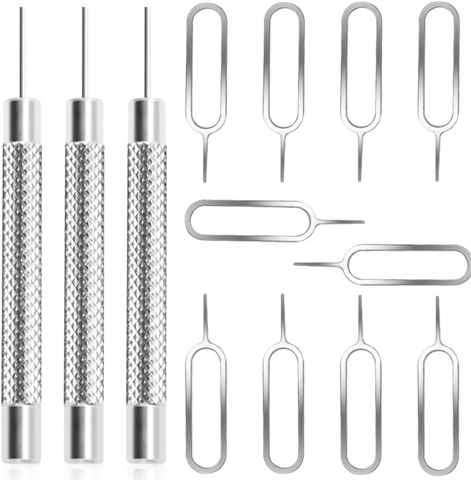 FELIXLEO 13 Stück SIM Karten Nadel Auswerfer Tool Handy SIM Pin Entferner Prepaidkarte