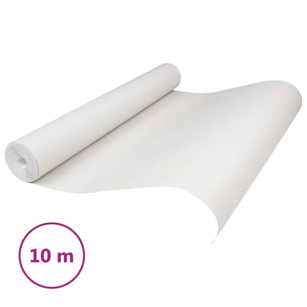 vidaXL Fototapete Vliestapete 3D Einfarbig Weiß günstig online kaufen