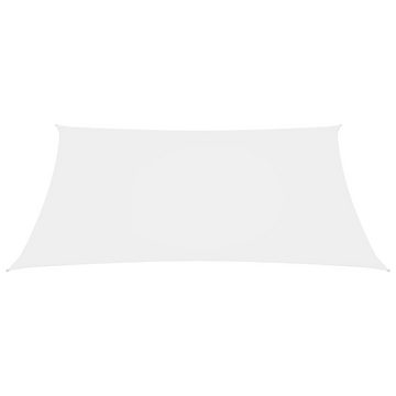 furnicato Sonnenschirm Sonnensegel Oxford-Gewebe Rechteckig 5x6 m Weiß