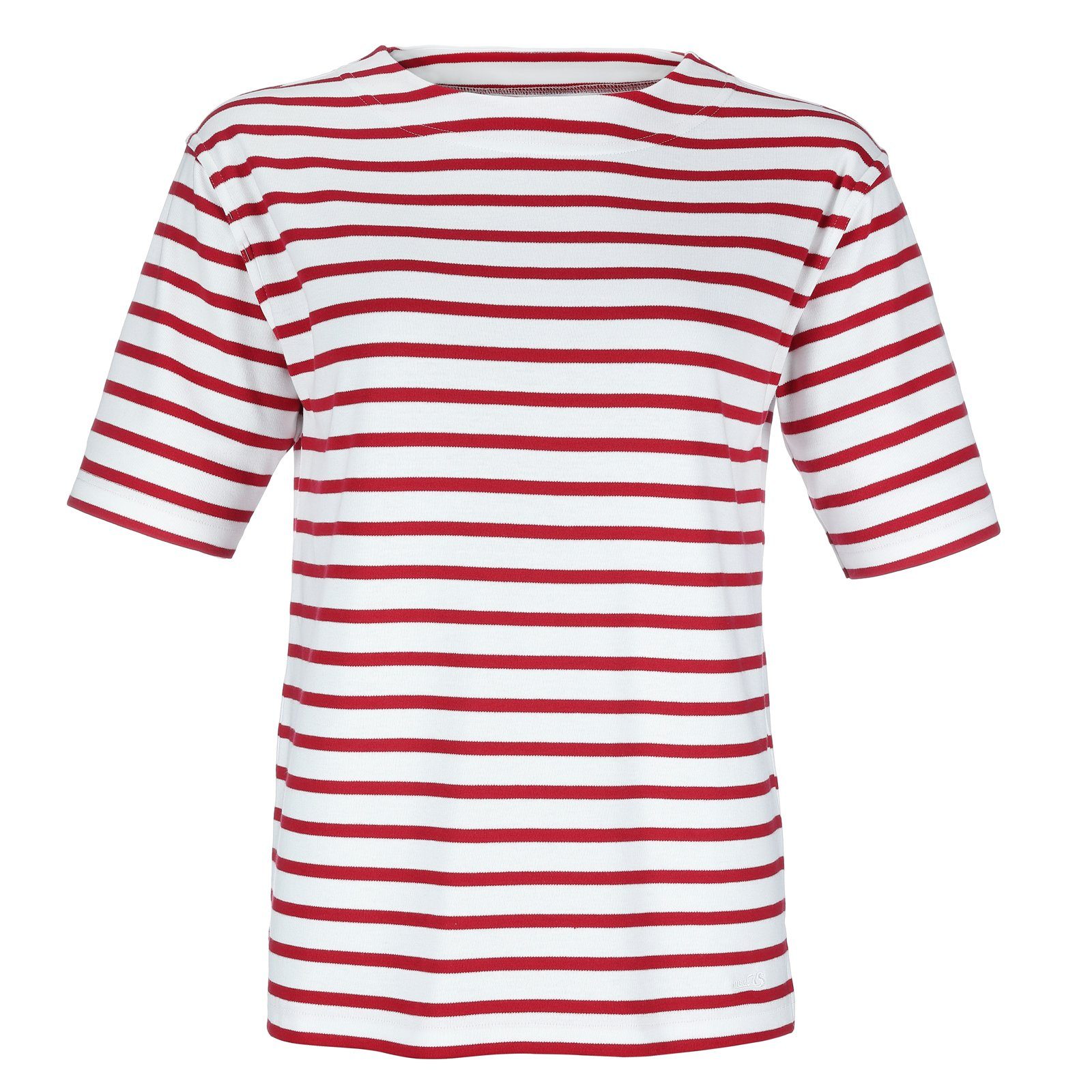 modAS Kurzarmshirt Bretonisches Damen-T-Shirt Ringelshirt U-Boot günstig online kaufen