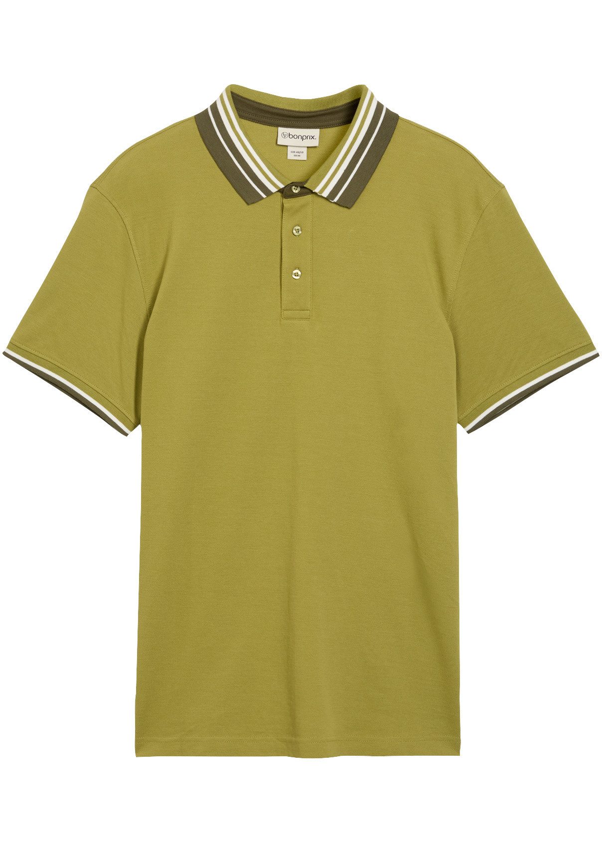bonprix Poloshirt Regular Fit, mit Polokragen, Kurzarm-Design, aus Baumwolle
