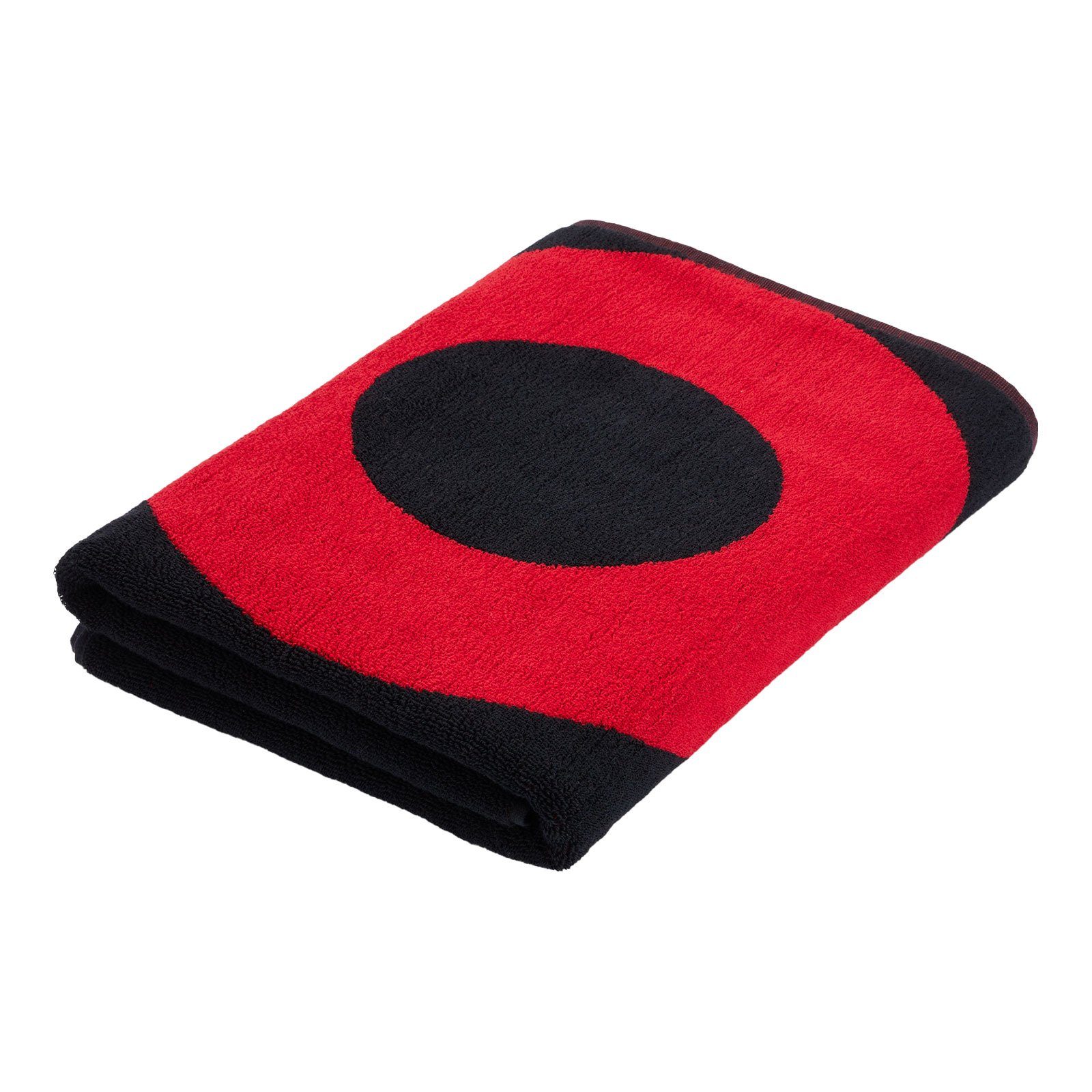 Baumwoll-Terry, Corporate Badetuch Towel Logo, 001 black HUGO mit Logo plakativem