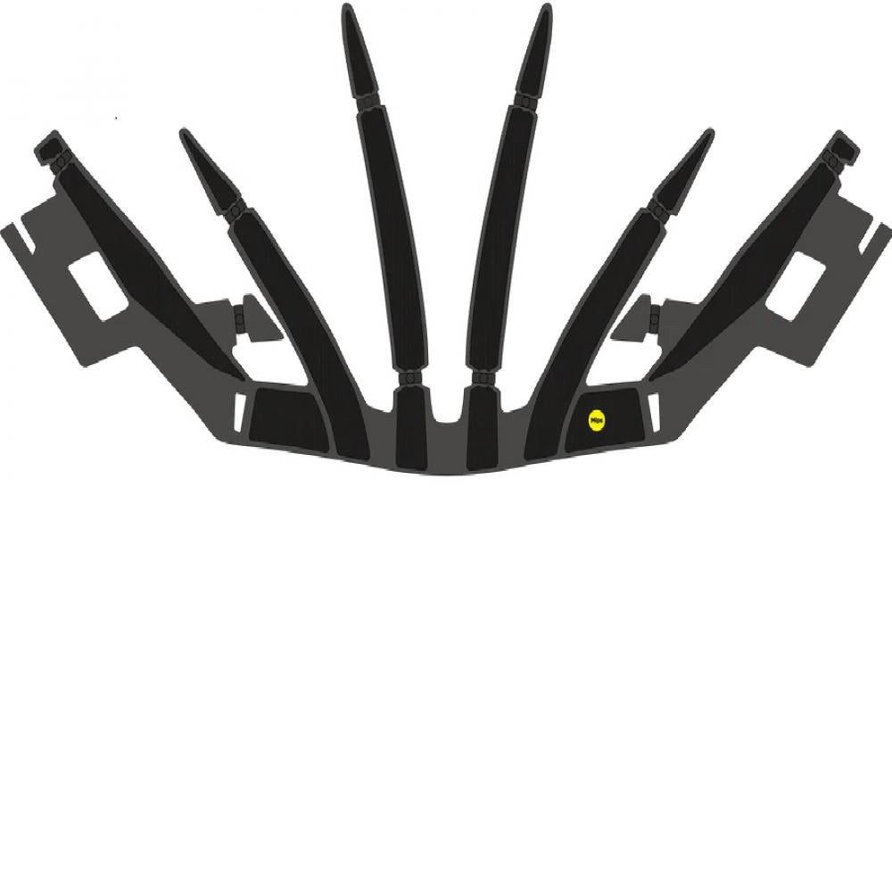 IXS Fahrradhelm IXS Sports Division iXS Pad Kit MiPS Trail EVO XL black - Ersatzpolste
