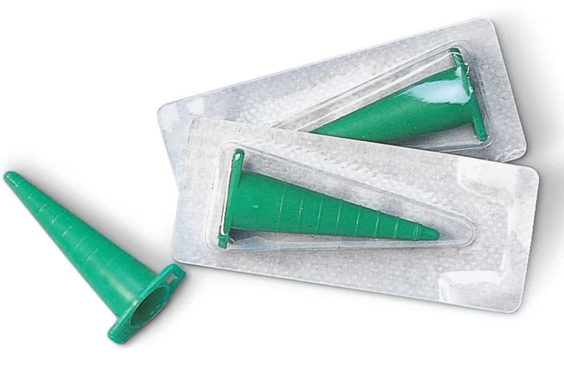 DocMed Katheter Katheterstopfen Universal, Robuster und Steril verpackt, (100 St), Universell einsetzbar für Katheter mit Ø 5–13 mm