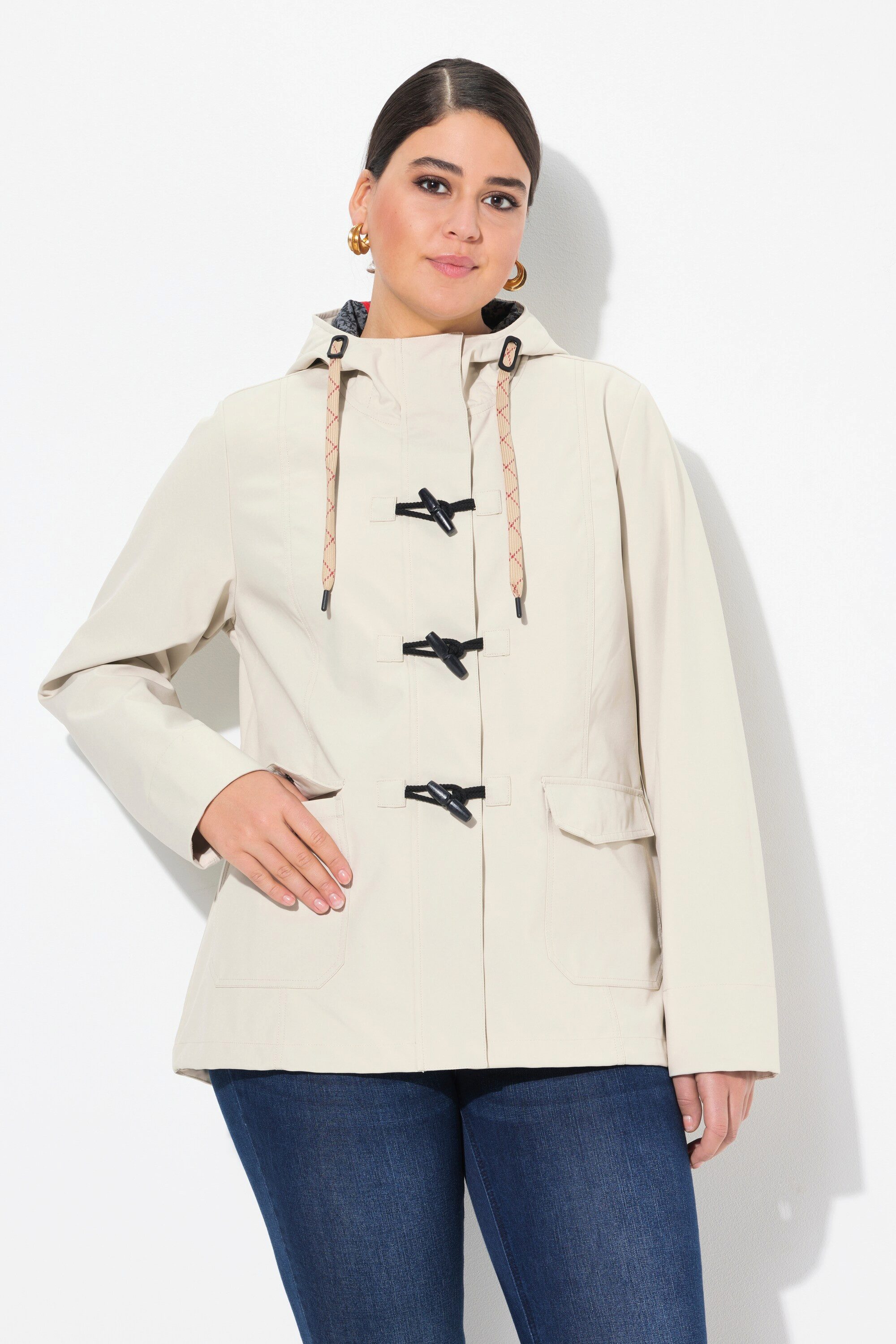 Ulla Popken Softshelljacke HYPRAR Softshell-Jacke wasserabweisend günstig online kaufen