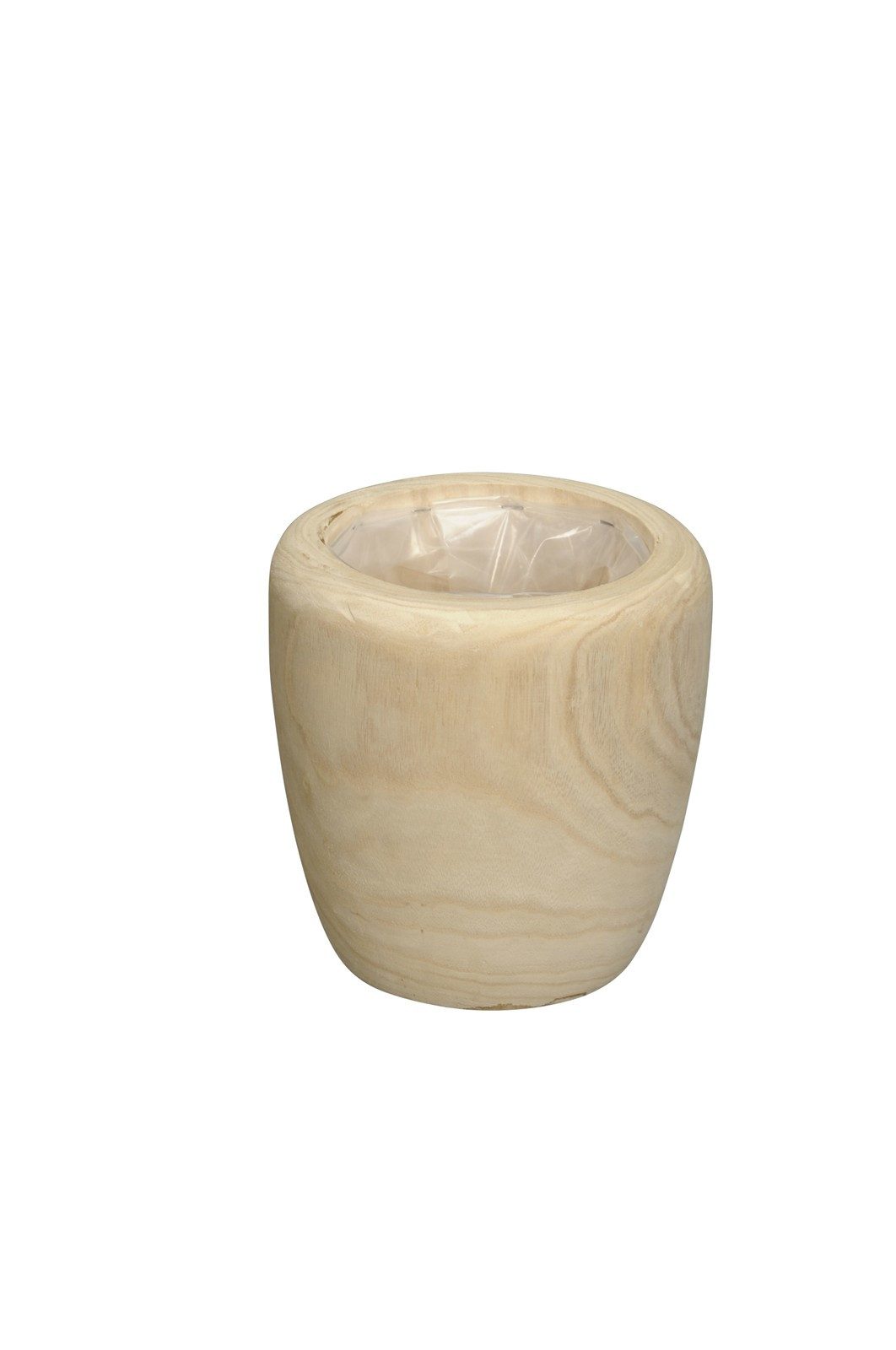 finehomegarden Übertopf Blumentopf Holz Pflanztopf natur Ø21+29,5 cm H21,5+27cm Topf (1 St)