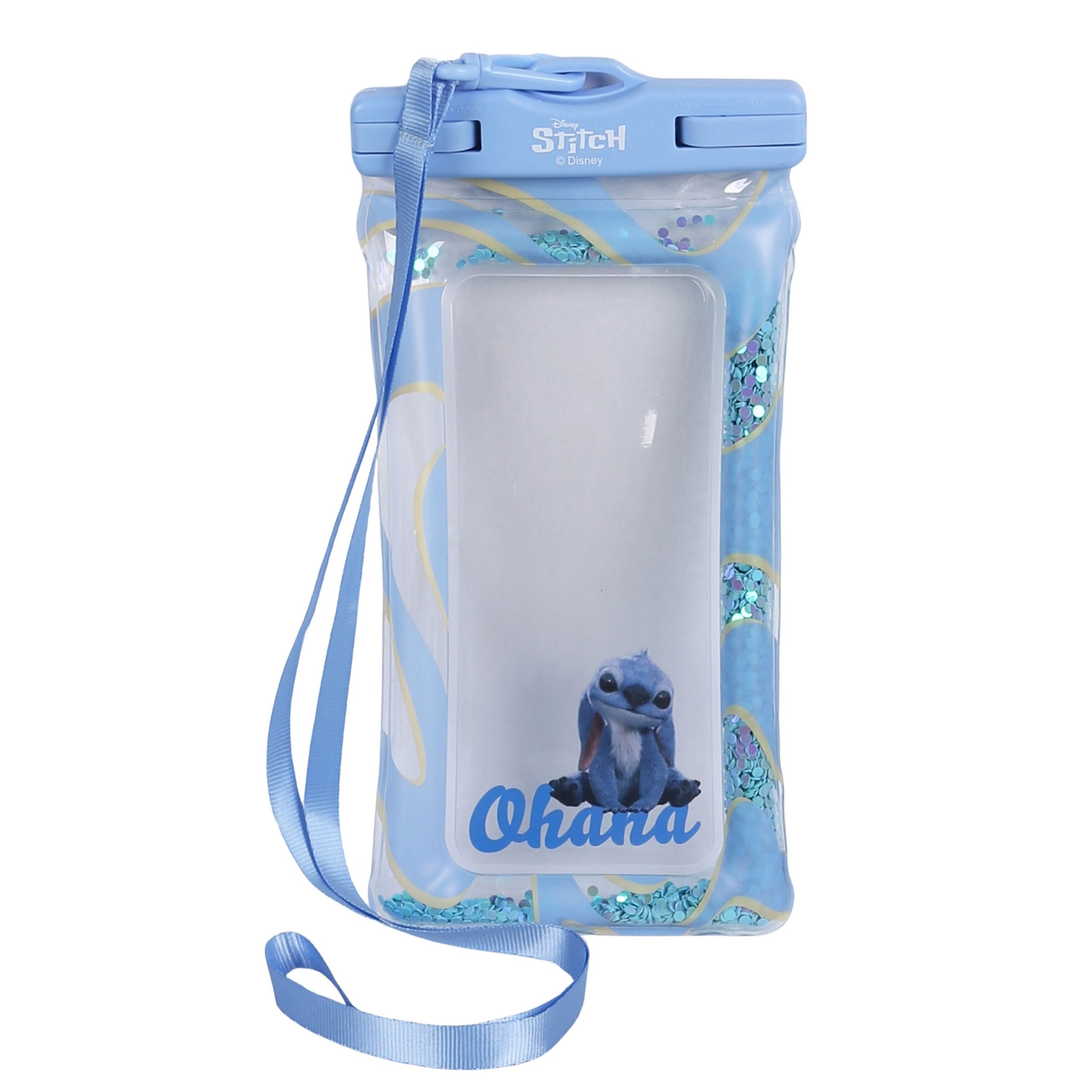 Disney Handytasche Disney Stitch wasserdichtes Etui mit Band für Strand & Schwimmbad