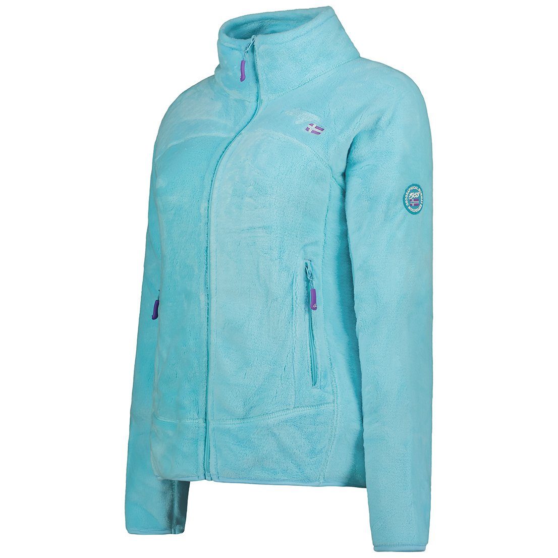 Geographical Norway Fleecejacke LADY QUES Türkis - Turquoise / Purple