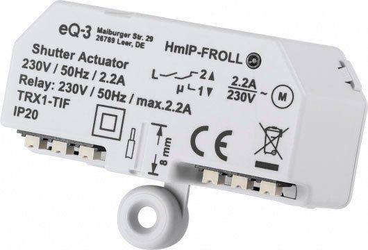 IP Rollladenaktor 3er - Unterputz Set Homematic Smart-Home-Steuerelement