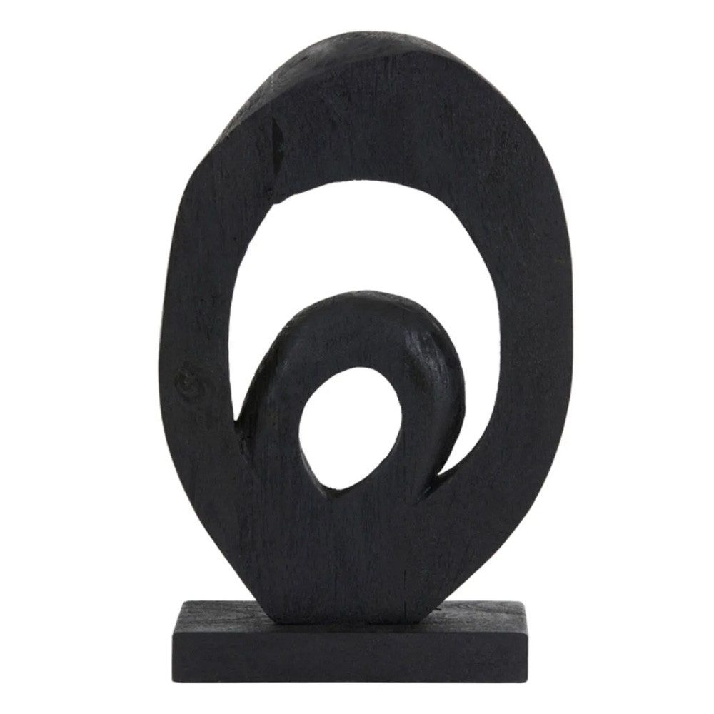 Light & Living Tierfigur Ornament RANDA von Light & Living 30x9x46cm Skulptur Holz Matt Schwarz
