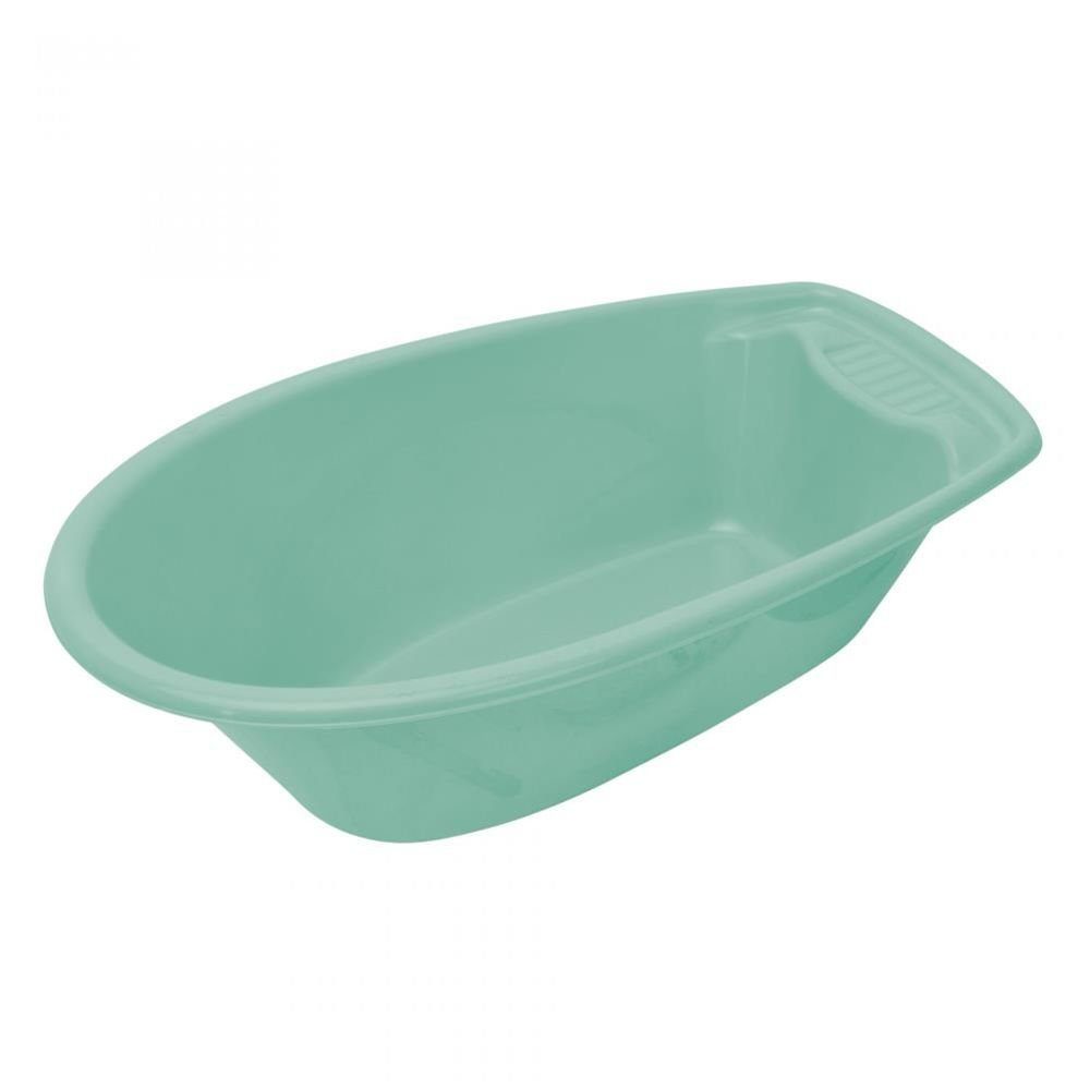 Heless Puppenmöbel Puppen-Badewanne Mint, 40 x 23 x 13 cm für Puppen Rollenspiel, Grün