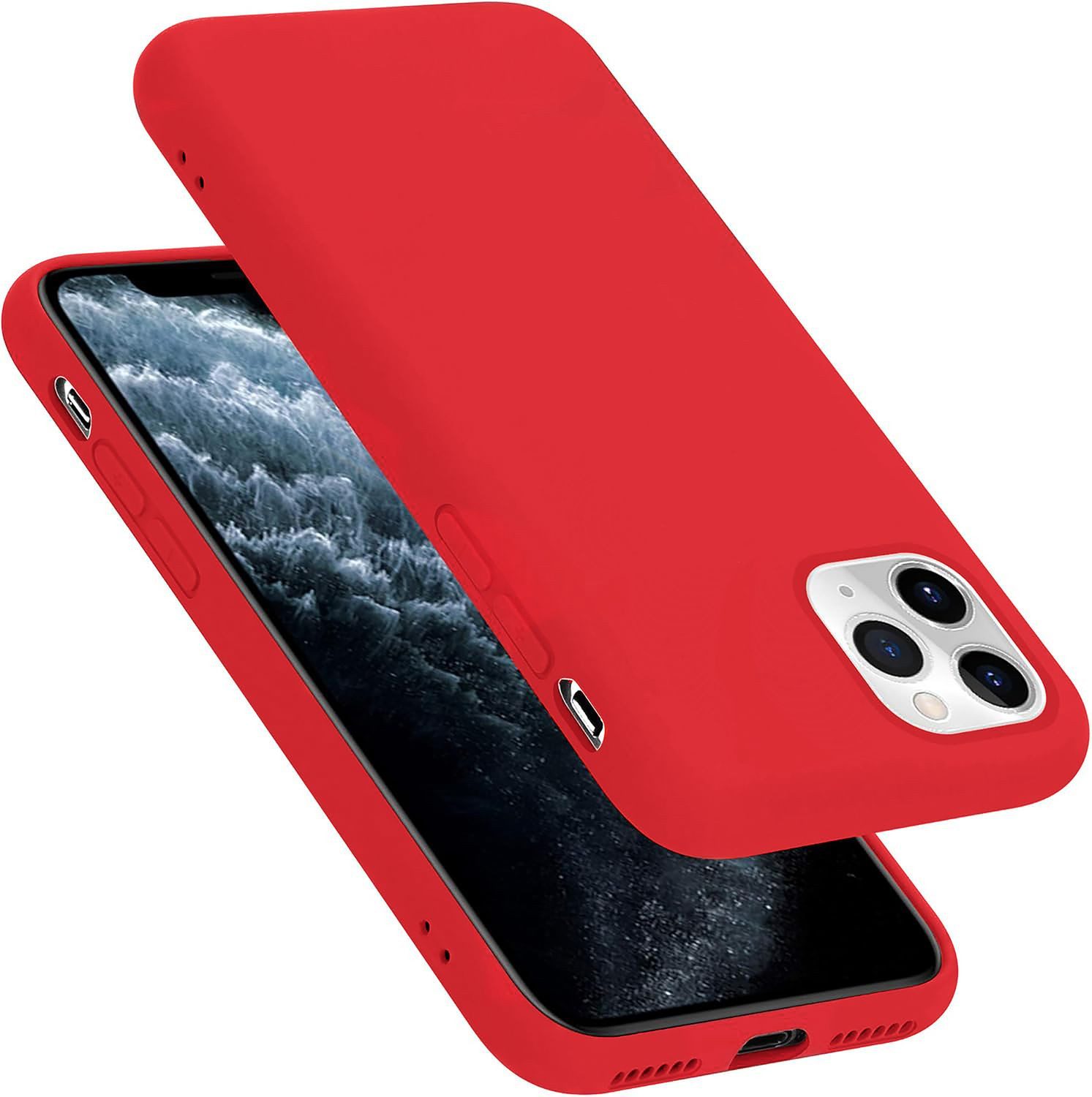 Cadorabo Handyhülle für iPhone 11 PRO Hülle Apple iPhone 11 PRO, Flexible Hülle TPU Silikon Schutzhülle Back Cover Case