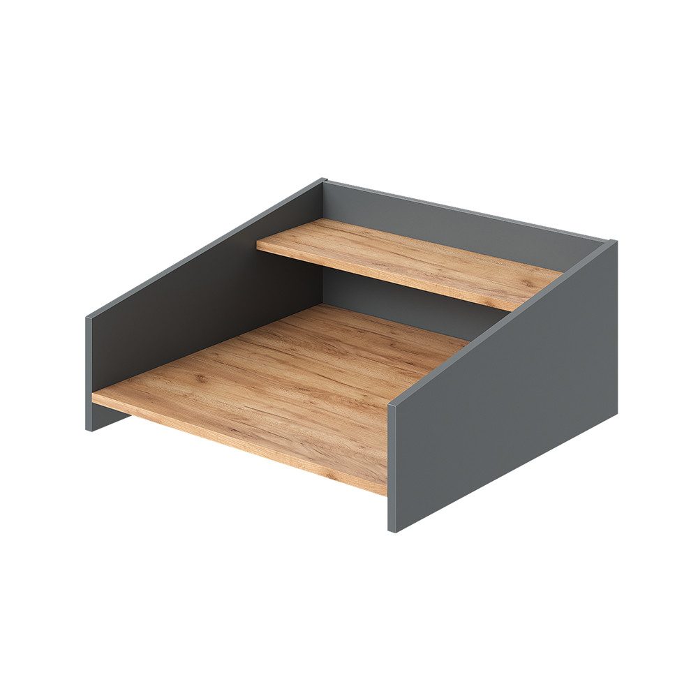 Vicco Waschmaschinenumbauschrank Viktor, Goldkraft Eiche/Anthrazit, 65.6 x 30 cm (1-St) – Bild 2 von 5