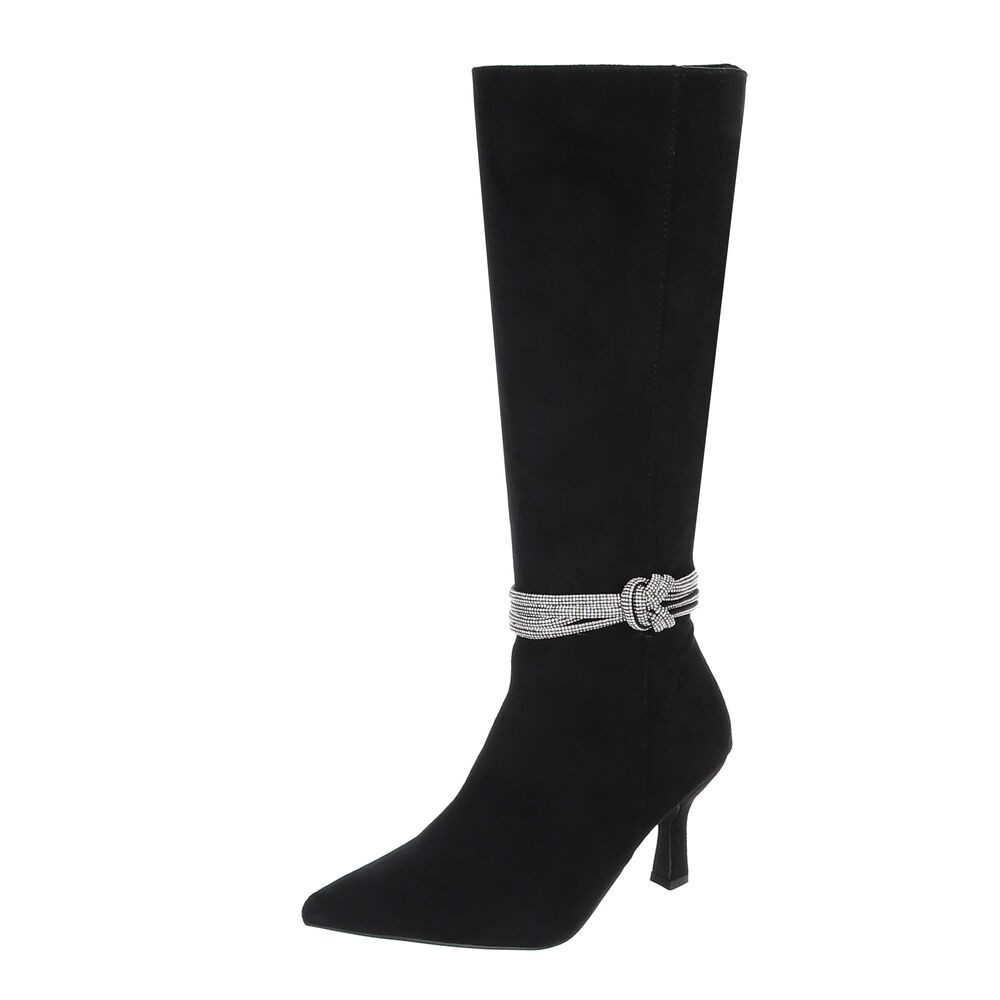 Ital-Design Damen Elegant High-Heel-Stiefel (87108674) Pfennig-/Stilettoabs günstig online kaufen