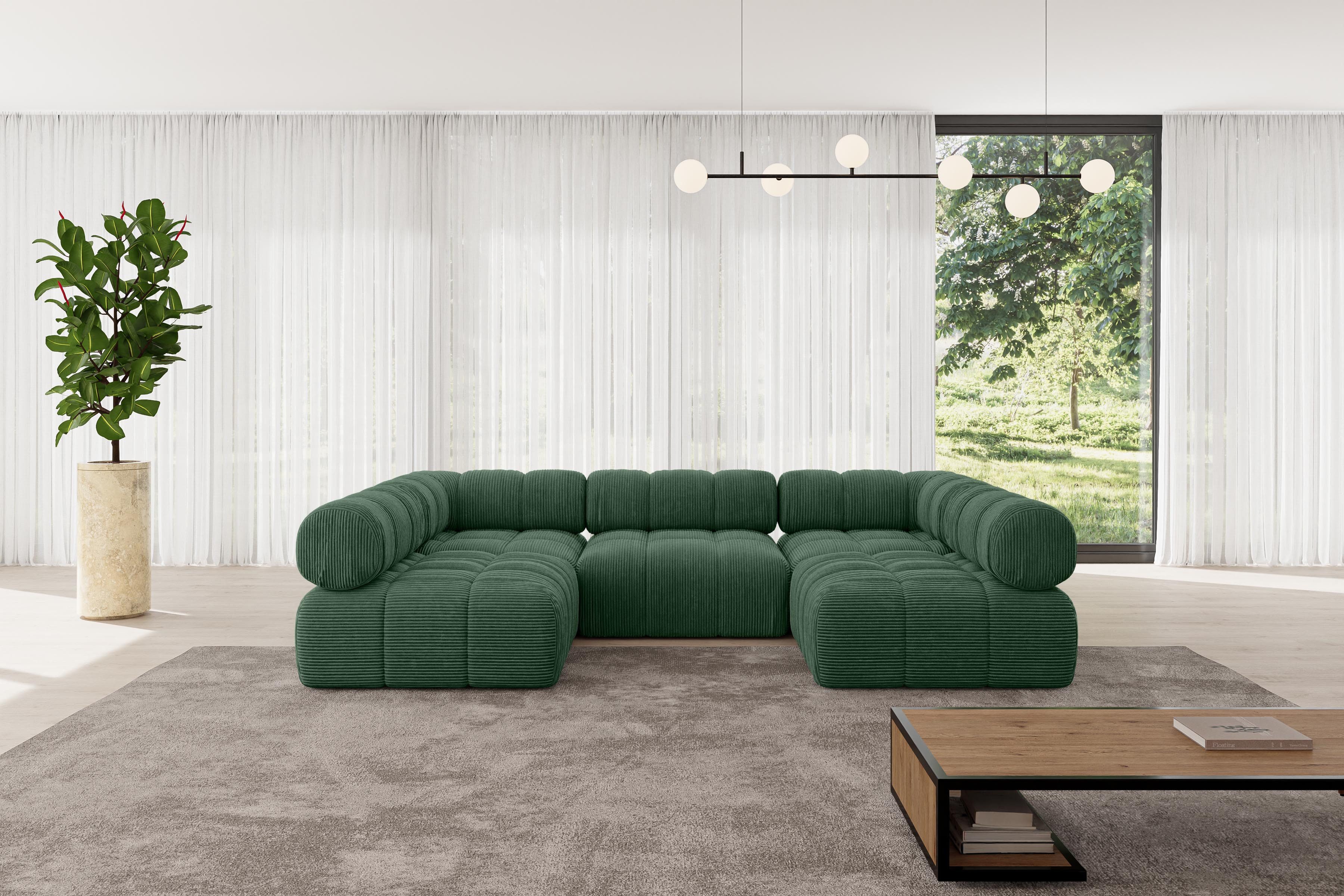 ALTDECOR Wohnlandschaft Garvo-U1, Corner Sofa U-Form günstig online kaufen