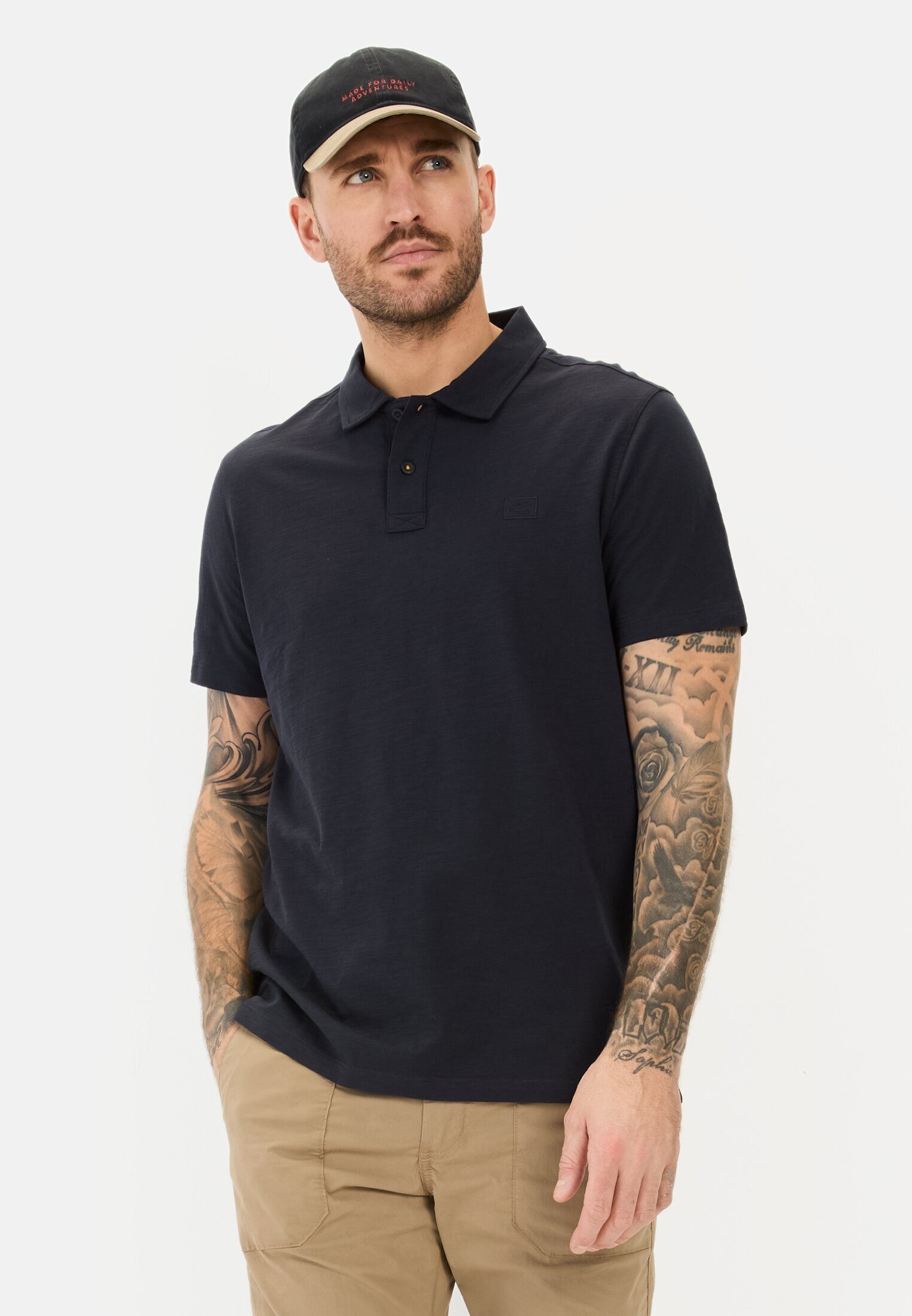 camel active Poloshirt mit Logo-Stickerei günstig online kaufen