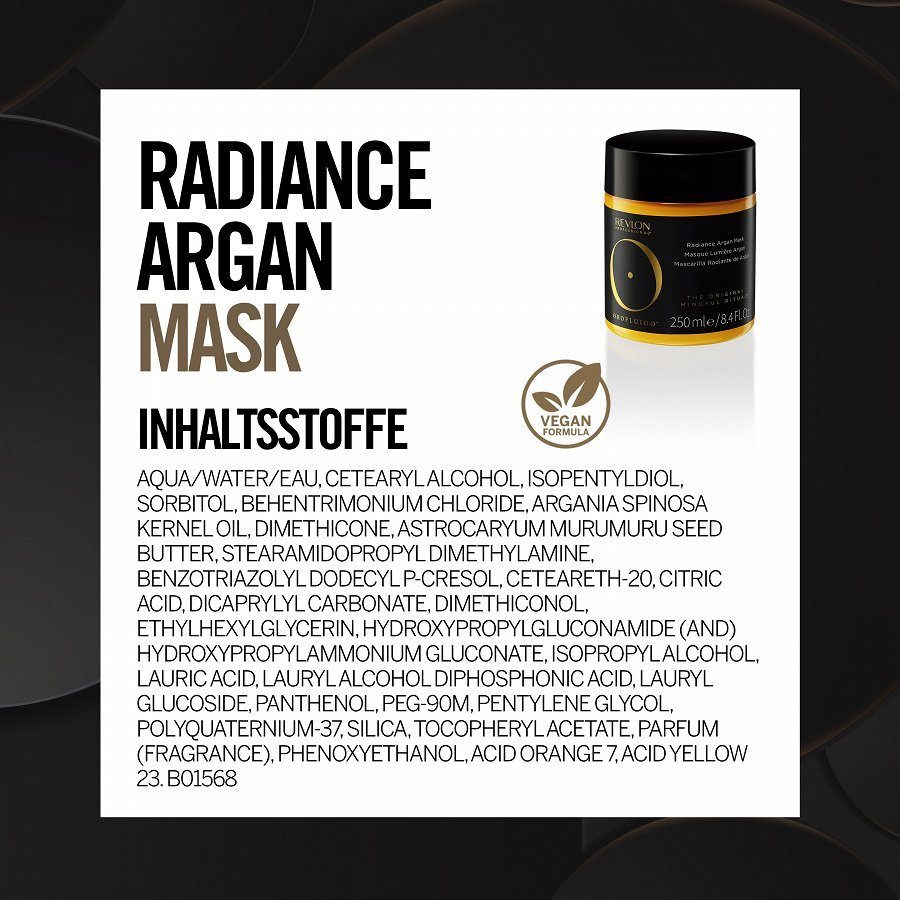 REVLON PROFESSIONAL Haarmaske OROFLUIDO RADIANCE ARGAN MASK, Vegan