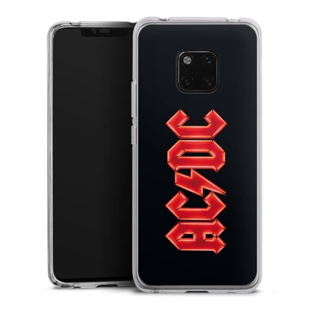 DeinDesign Handyhülle ACDC Logo Offizielles Lizenzprodukt ACDC Logo Large, Huawei Mate 20 Pro Silikon Hülle Bumper Case Handy Schutzhülle