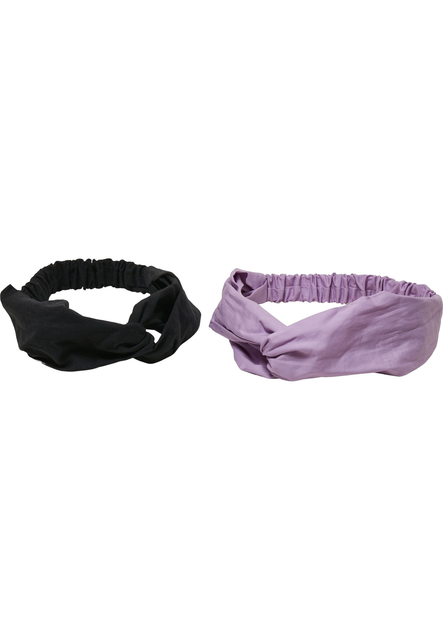 URBAN CLASSICS Halstuch Urban Classics Unisex Light Basic Headband 2-Pack, (1-St)