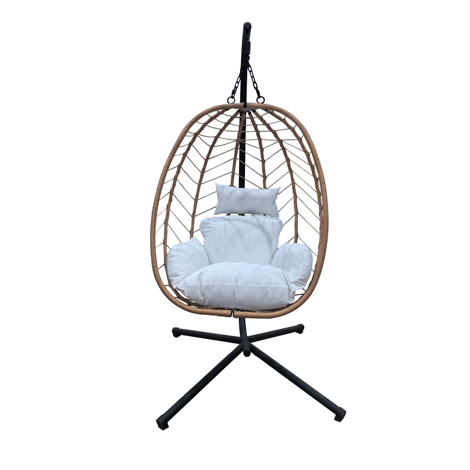 SVITA Hängesessel Hängesessel SHELLY, Outdoor, Mit Gestell, mit Polstern