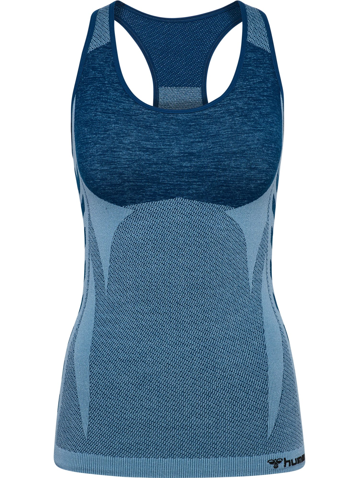 hummel Tanktop HMLCLEA SEAMLESS TOP dehnbarer Stoff, mit gestricktem Mesh auf der Rückseite