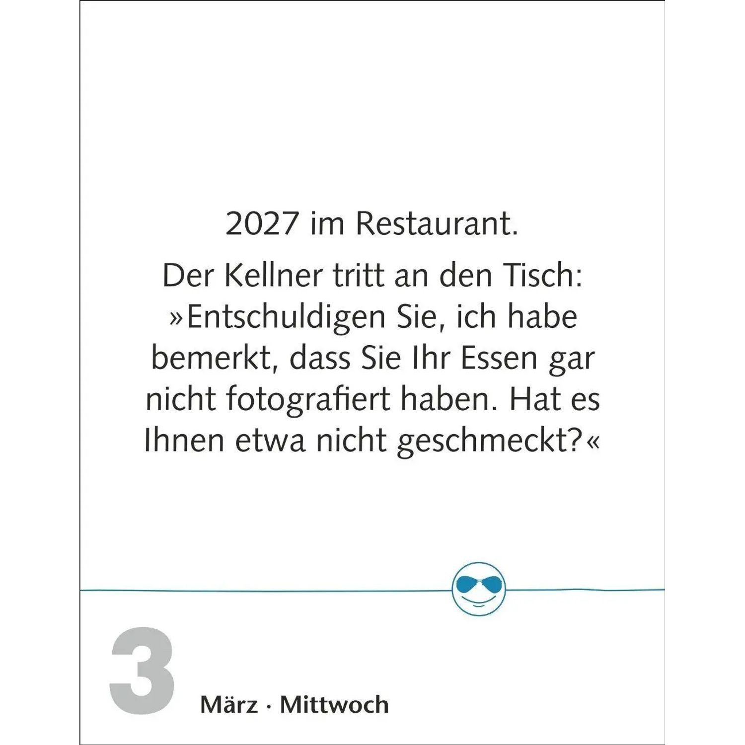 Harenberg Kalender Verlag Abreißkalender Beste Witze Tagesabreißkalender 2027 – Bild 3 von 5