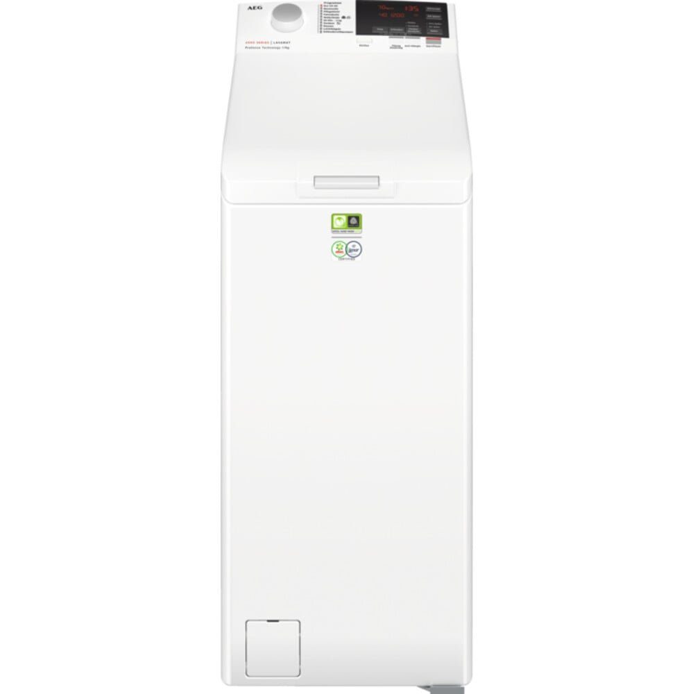AEG Waschmaschine Toplader 7kg freistehend Nachlegefunktion 1200 U/Min EEK:  C L6TBE60279