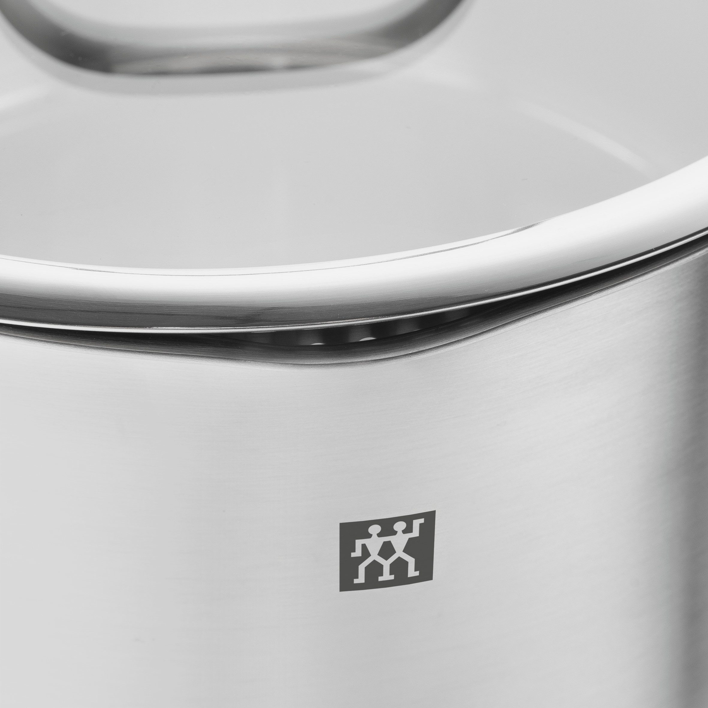 Zwilling Topf-Set TrueFlow, Edelstahl (Set, 4-tlg), 18/10 Edelstahl, integrierte Siebfunktion, Induktion, 4-tlg.