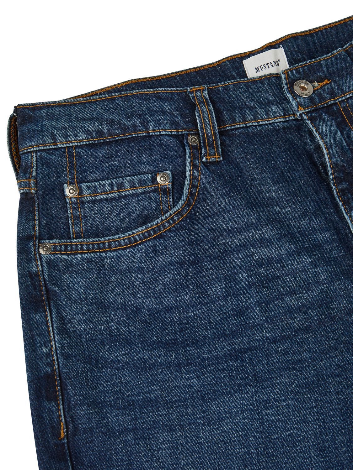 MUSTANG Straight-Jeans Herren Jeanshose Big Sur Regular Fit Denim Hose mit Stretch