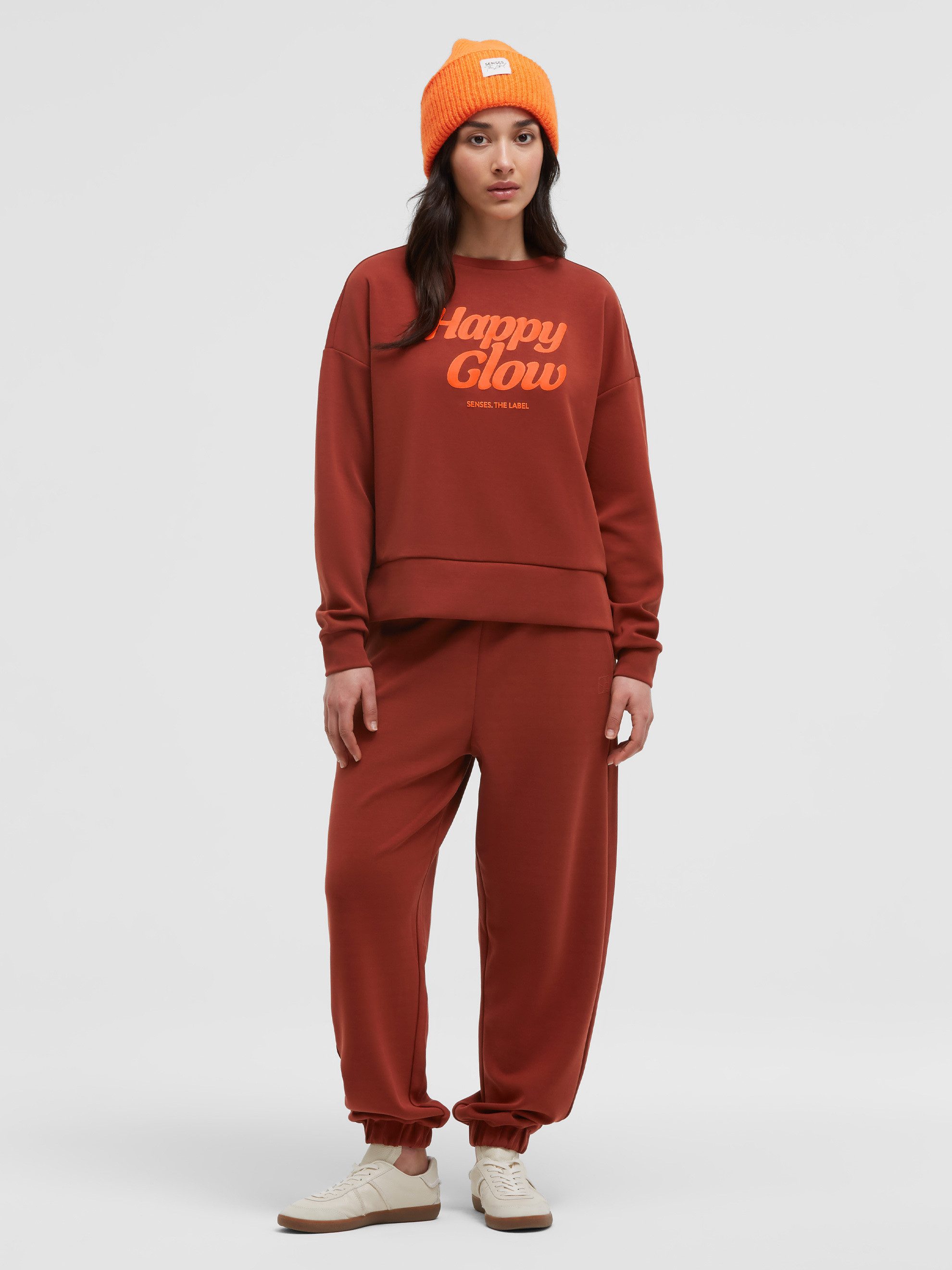 SENSES.THE LABEL Sweater mit Seitenschlitze