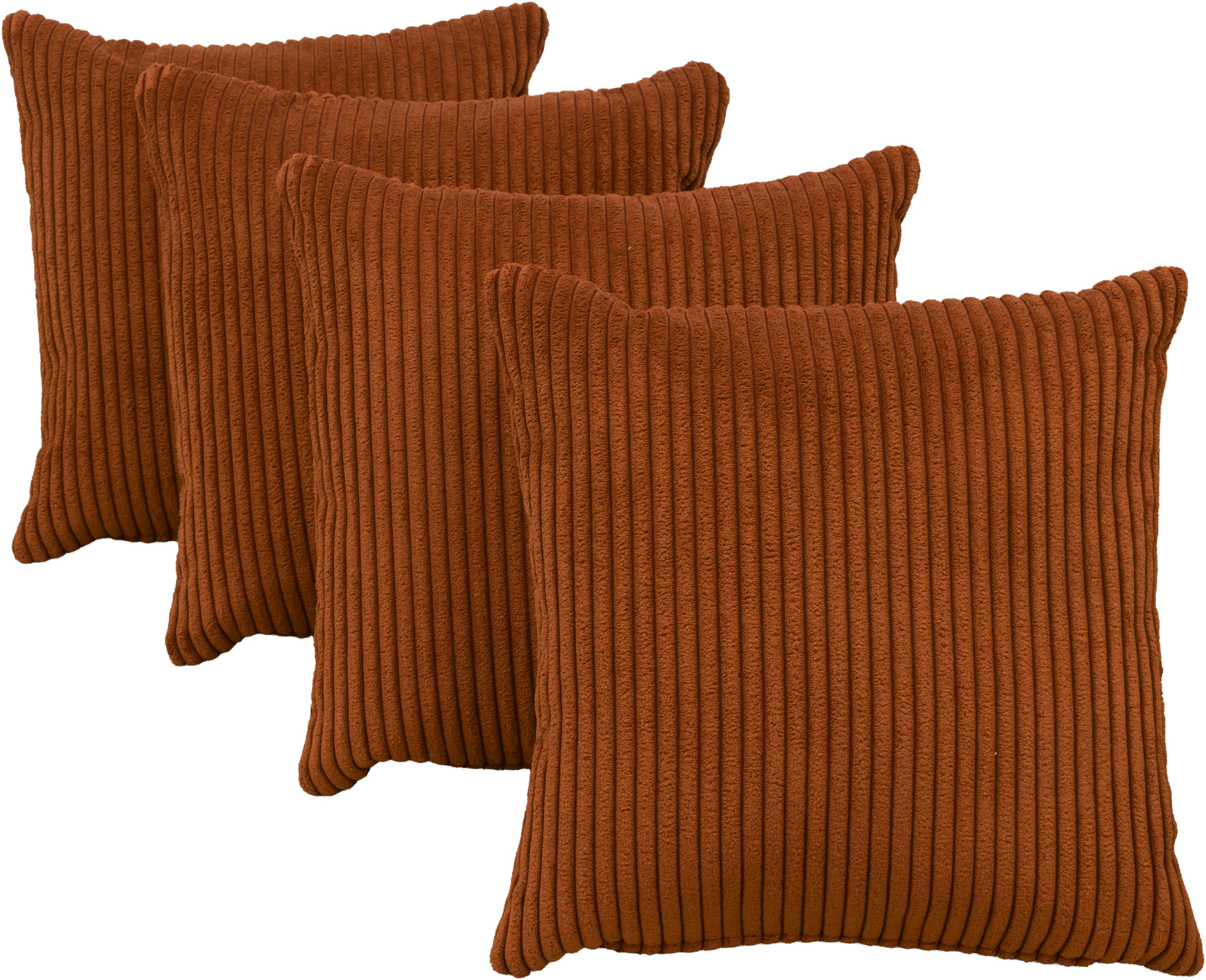 OTTO home Dekokissen Eggery, Dekokissen mit Füllung, 2er oder 4er Set, je 40x40 cm