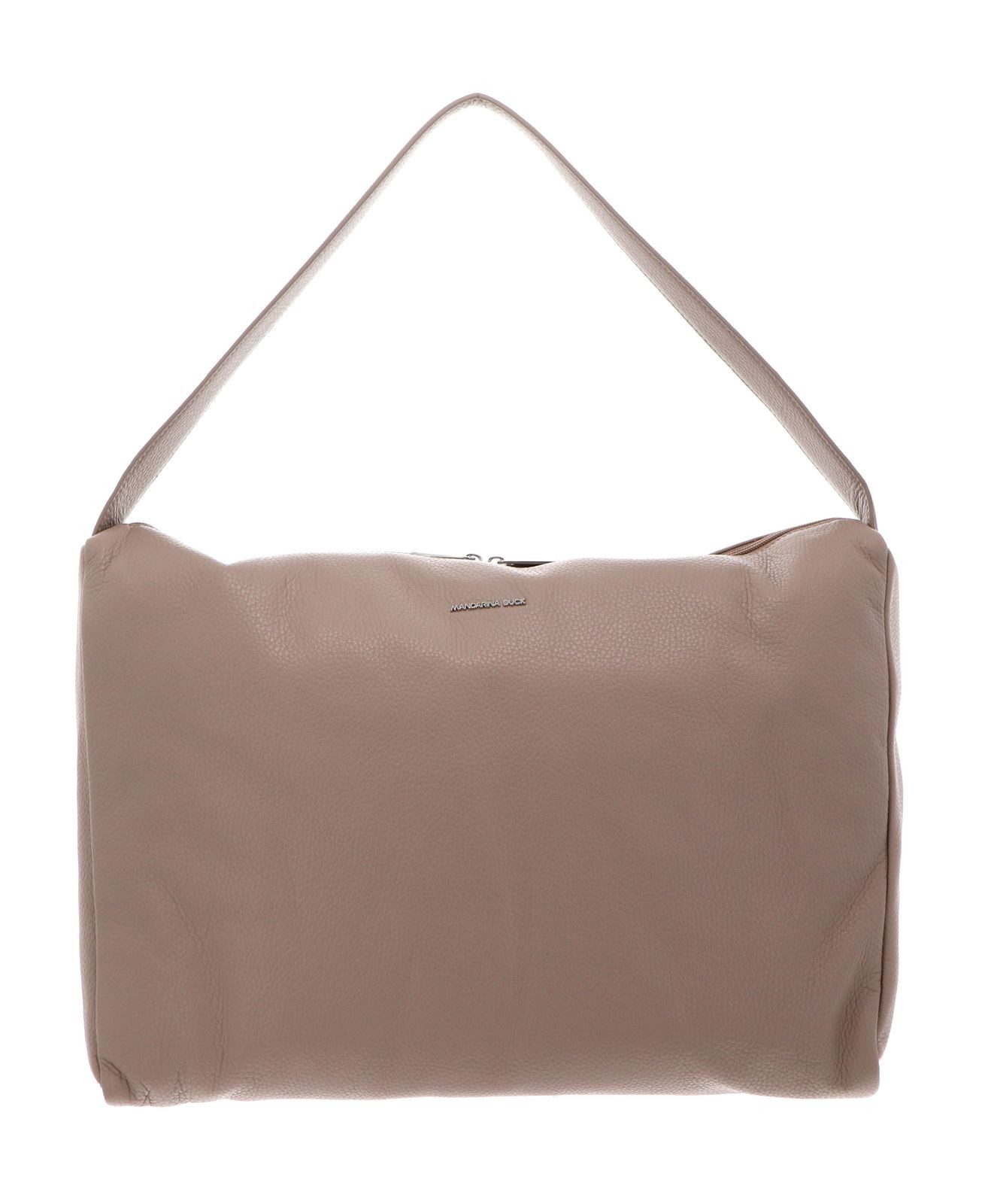 Mandarina Duck Schultertasche Leather Hobo Bag (Set, 2-tlg), aus echtem Kalbsleder