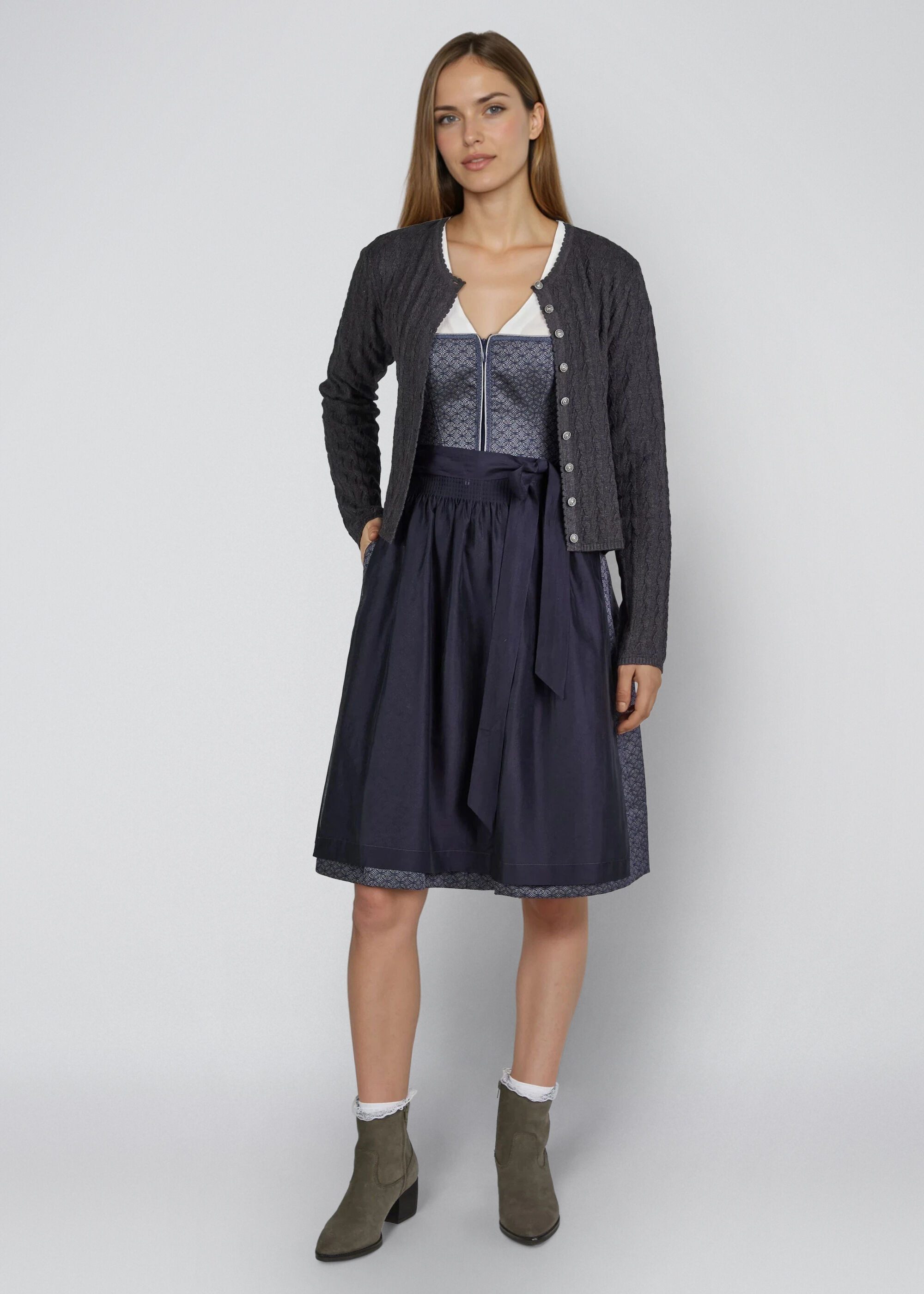 Spieth & Wensky Trachtenstrickjacke Hummeltal (1-tlg) Trachtenjacke mit klassischem Zopfmuster – Bild 4 von 5