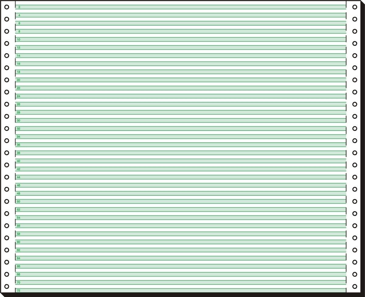 Sigel Endlospapier EDV-Papier 12x375mm mit Leselinien und Längsperforation VE=2000