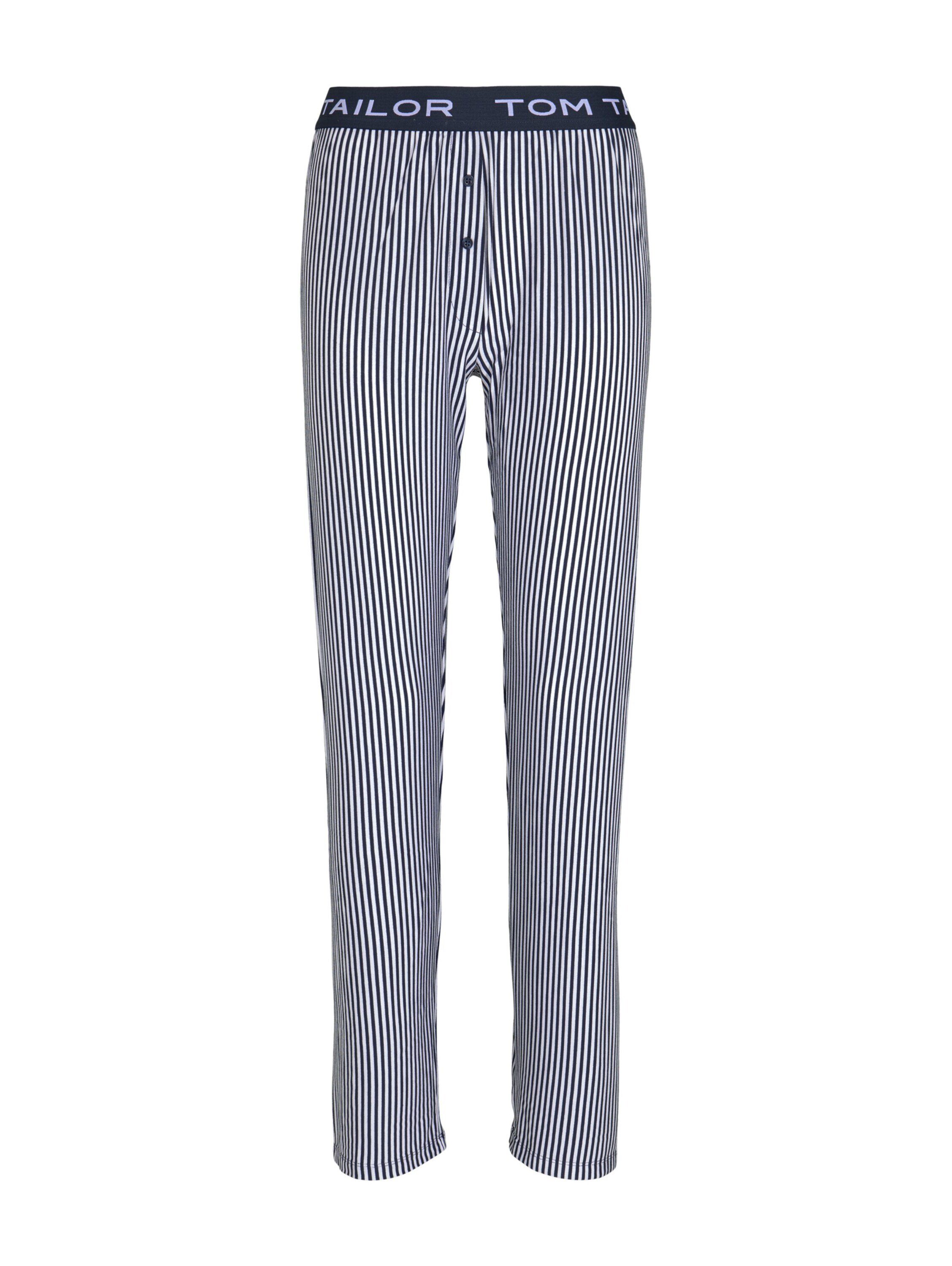 TOM TAILOR (1-tlg) Details Plain/ohne Pyjamahose