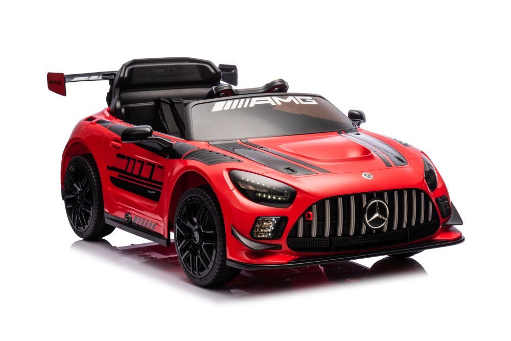 Elektro-Kinderauto Kinder Elektroauto Mercedes Benz AMG GT3 zwei Motoren+LED+Audio+FB Rot, Belastbarkeit 30 kg