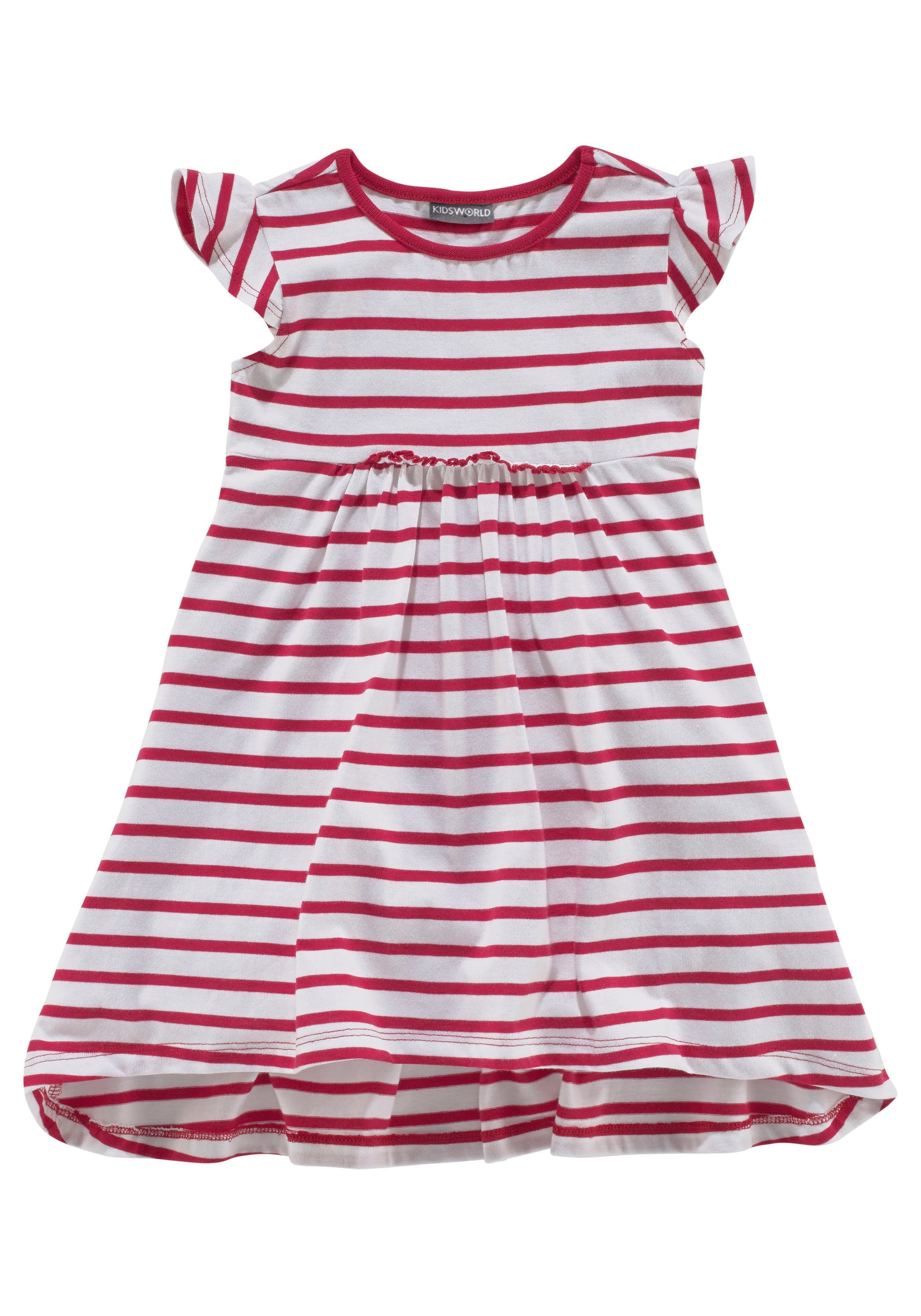 KIDSWORLD Jerseykleid für kleine Mädchen (Packung, 2-tlg., 2) festliche Anlässe, kniefrei, modischer Stil, aus reiner Baumwolle. Reduzierter Preis € 20,99. Unverbindliche Preisempfehlung € 29,99, (€ 10,50 pro 1 Stk)