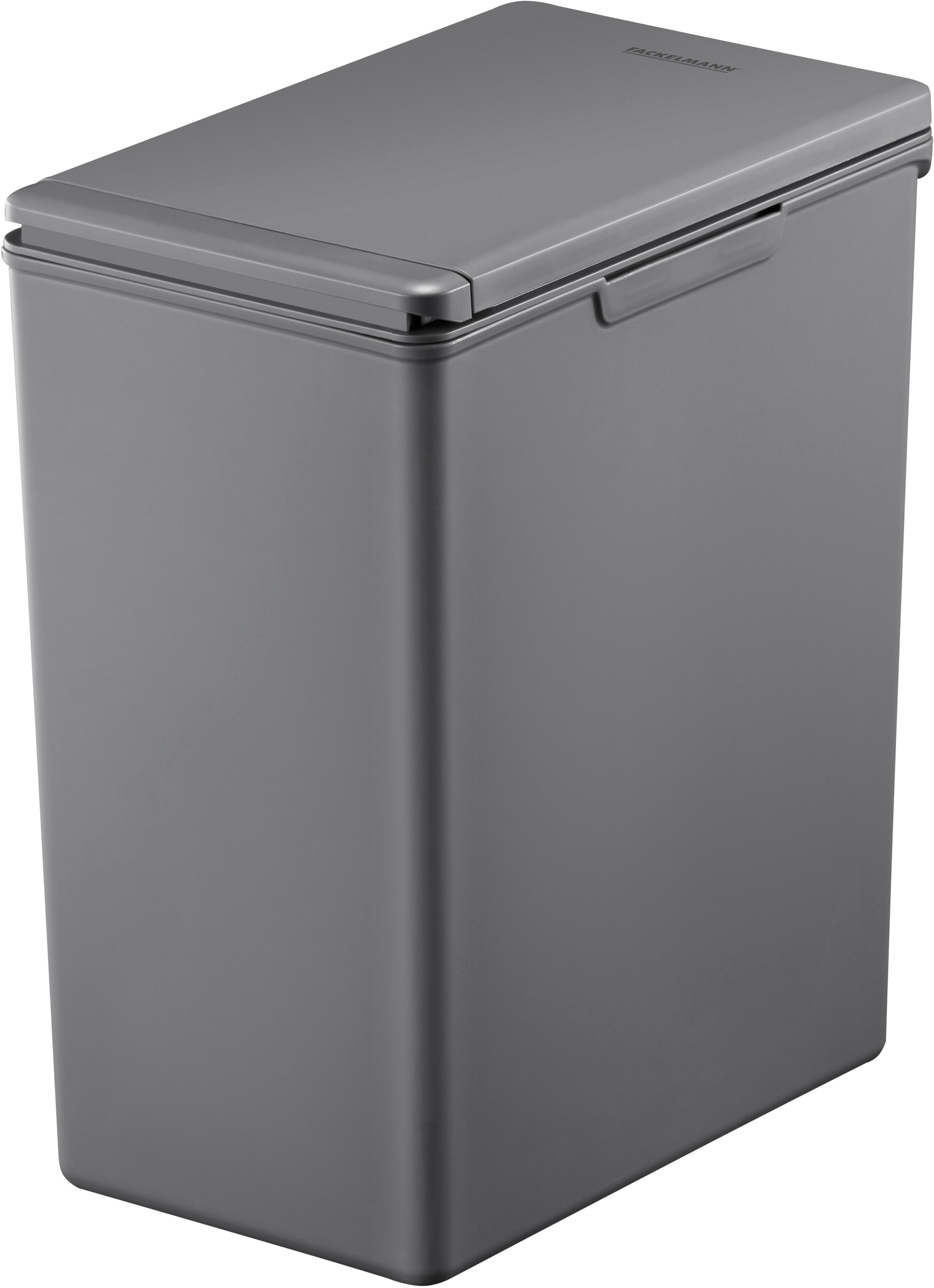 FACKELMANN Мусорные урны OSLO, Touch Abfalleimer, ideal als Mehrfachsammler, leicht & robust mit sanfter Touch-Öffnung